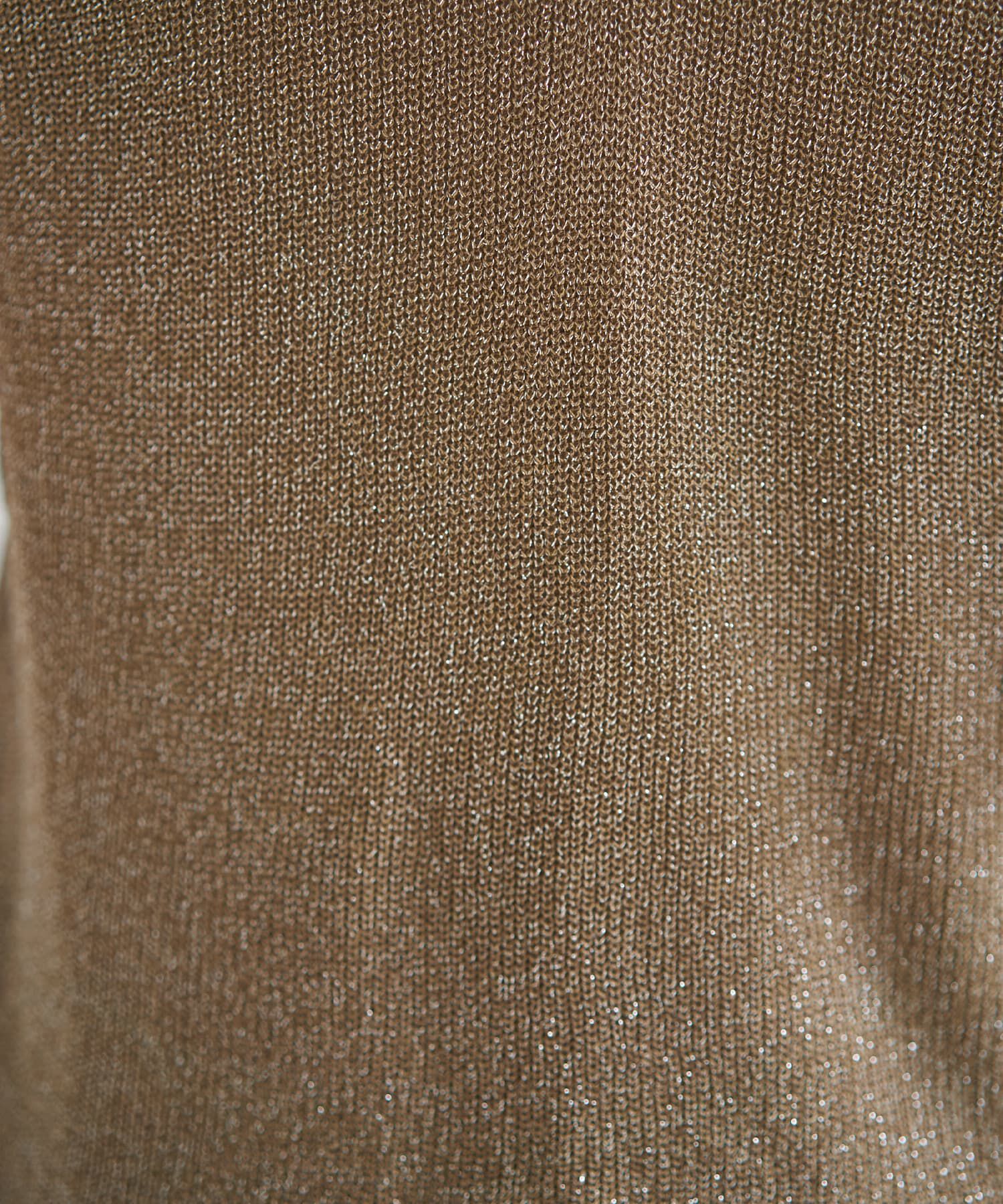 STYLE DELI「薄くて柔らかなラメVネックニットベスト」|ニット・セーター|