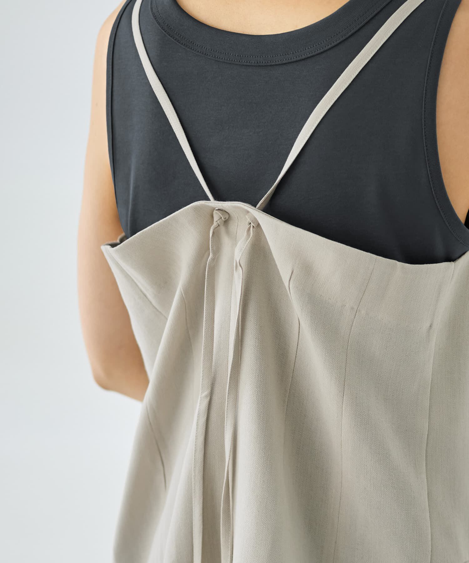 STYLE DELI「キャミ型ダブルベスト」|ベスト・ジレ|