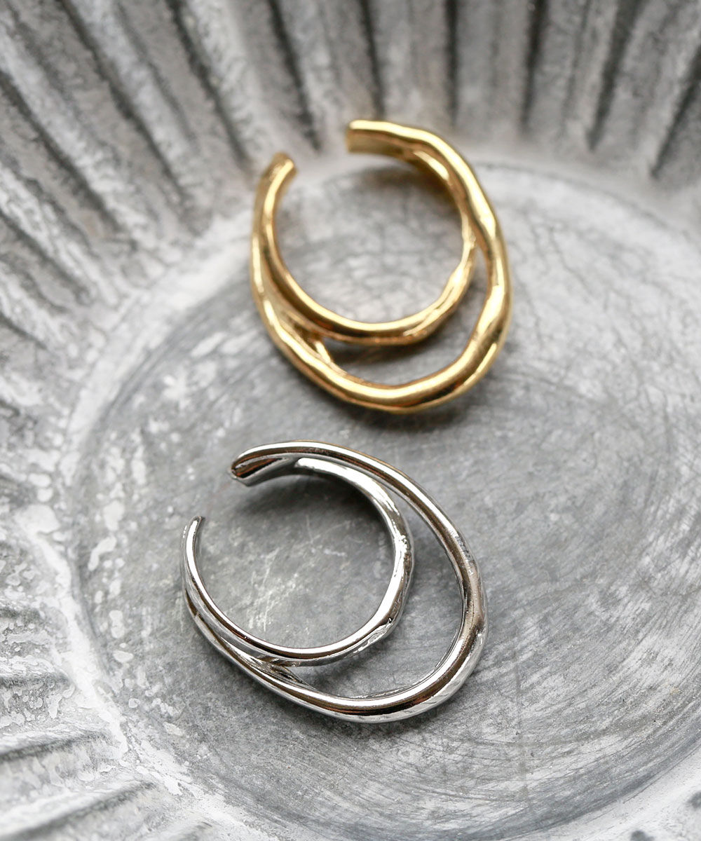 colleca la「2連オーバルイヤーカフ」|イヤーカフ|