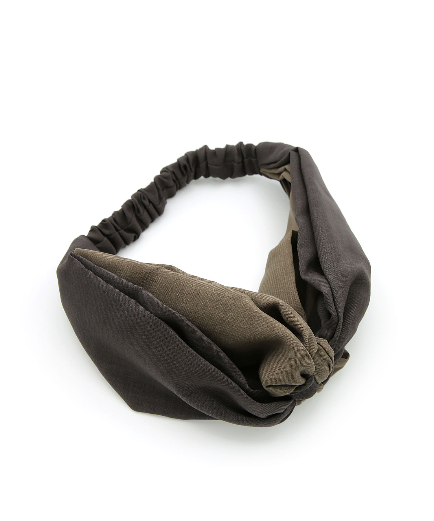 colleca la「バイカラーノットターバン」|ヘアバンド|