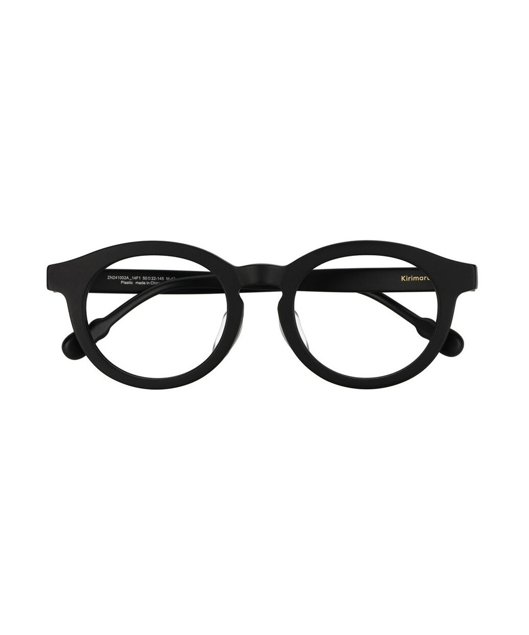  「Zoff | Kirimaru ボストン型 メガネ レンズ交換券付き 黒縁 太縁フレーム 小顔効果 きりまる」|メガネ|