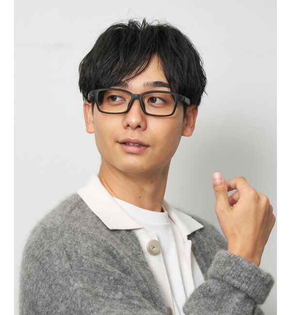  「Zoff｜GALILEO メガネ 柔軟性抜群 金属フリー Lサイズ ユニセックス レンズ交換券付」|メガネ|