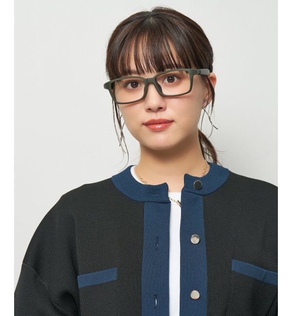  「Zoff｜GALILEO メガネ 柔軟性抜群 金属フリー Lサイズ ユニセックス レンズ交換券付」|メガネ|