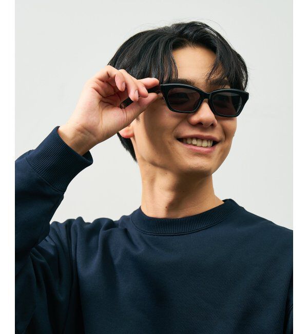  「SUNCUTGlasses/UV100%CUT サングラス カラーレンズ 太縁 紫外線対策 UVカット ユニセックス スポーツ」|サングラス|