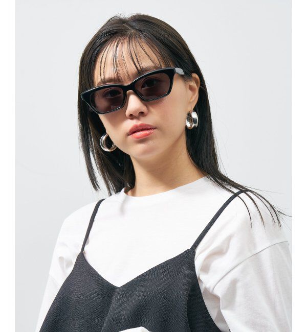  「SUNCUTGlasses/UV100%CUT サングラス カラーレンズ 太縁 紫外線対策 UVカット ユニセックス スポーツ」|サングラス|