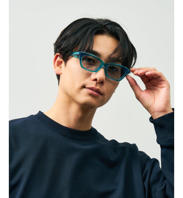  「SUNCUTGlasses/UV100%CUT サングラス カラーレンズ 太縁 紫外線対策 UVカット ユニセックス スポーツ」|サングラス|