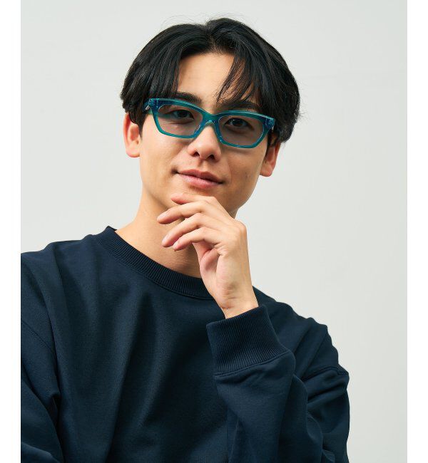  「SUNCUTGlasses/UV100%CUT サングラス カラーレンズ 太縁 紫外線対策 UVカット ユニセックス スポーツ」|サングラス|