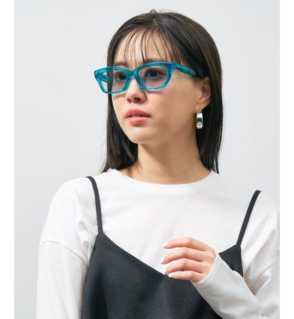  「SUNCUTGlasses/UV100%CUT サングラス カラーレンズ 太縁 紫外線対策 UVカット ユニセックス スポーツ」|サングラス|