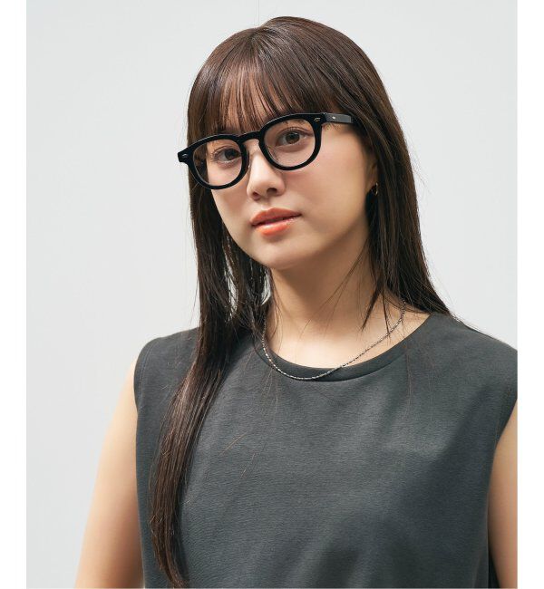  「【WEB限定】Zoff｜AOI IHARA 調光 サングラス ｜紫外線で色が変わる｜黒縁 紫外線対策 UVカット  」|サングラス|