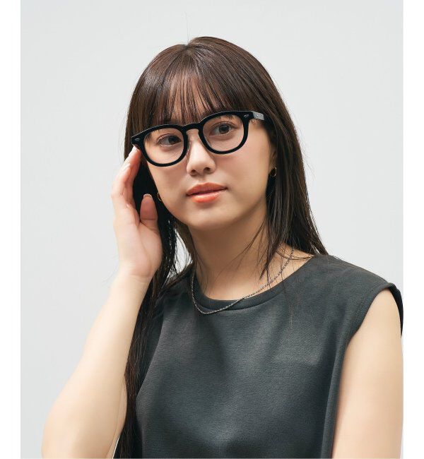  「【WEB限定】Zoff｜AOI IHARA 調光 サングラス ｜紫外線で色が変わる｜黒縁 紫外線対策 UVカット  」|サングラス|