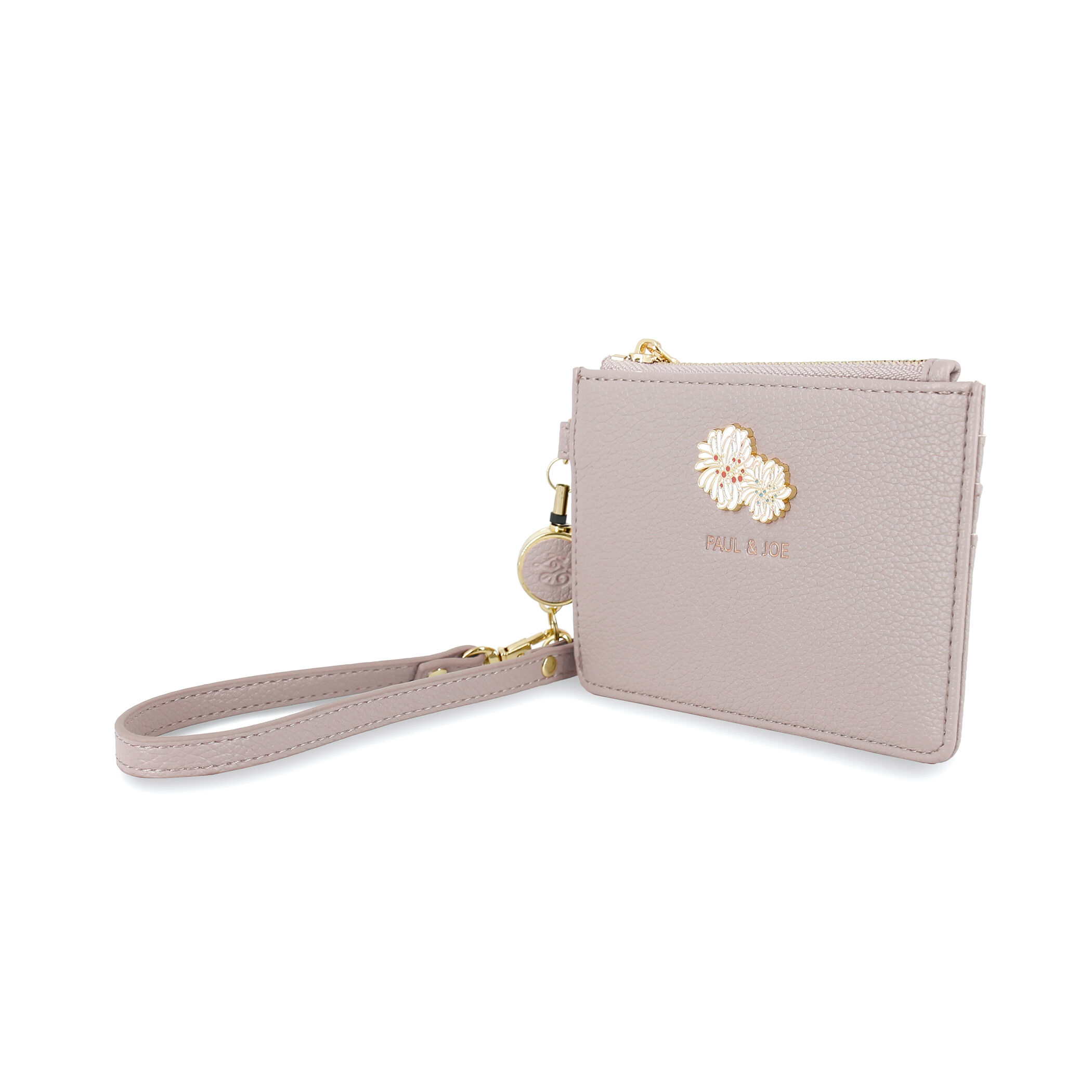PAUL&JOE「カードコインケース／クリザンテーム　メタル　／ＰＡＵＬ　＆　ＪＯＥ」|定期入れ|