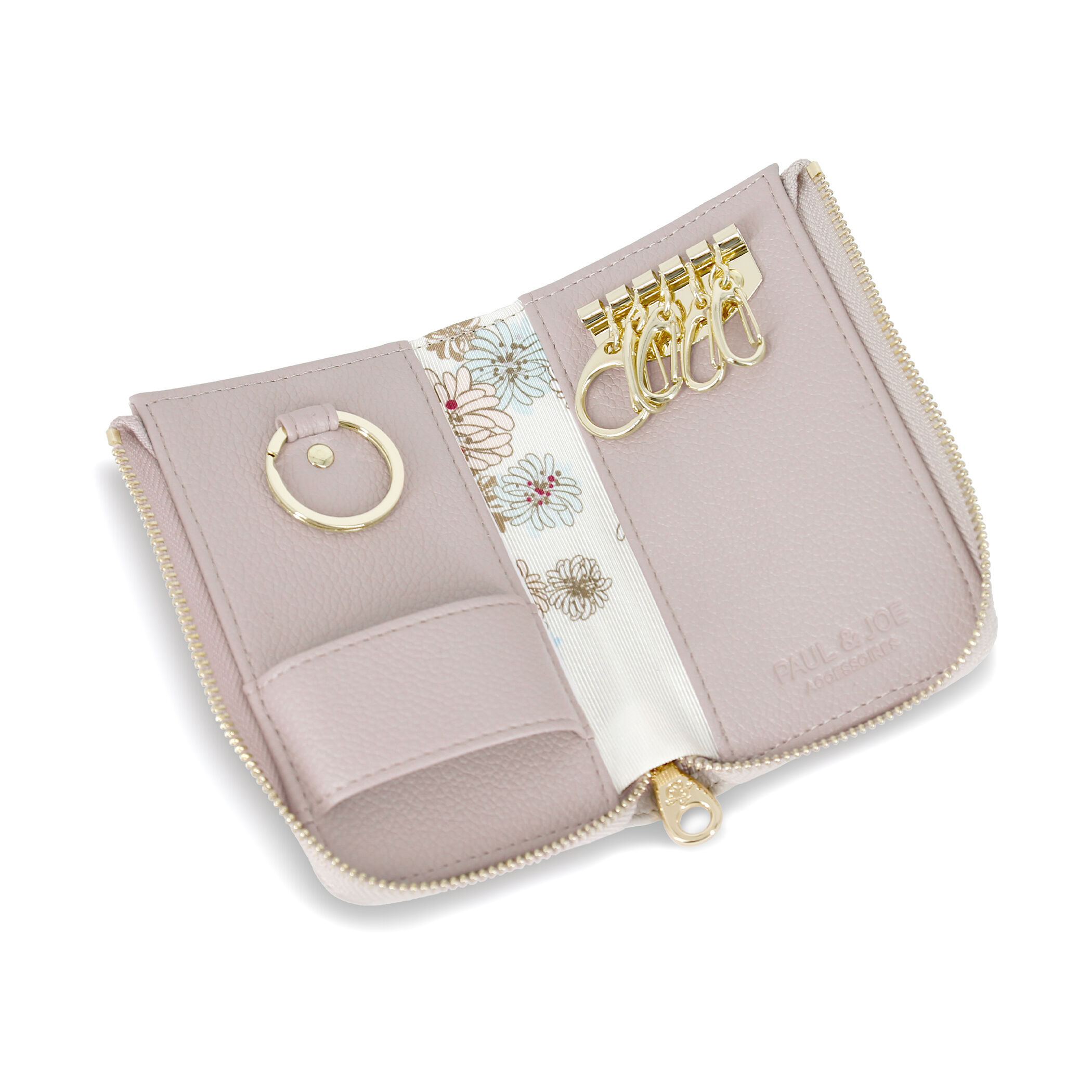 PAUL&JOE「キーケース／クリザンテーム　メタル　／ＰＡＵＬ　＆　ＪＯＥ」|コインケース|