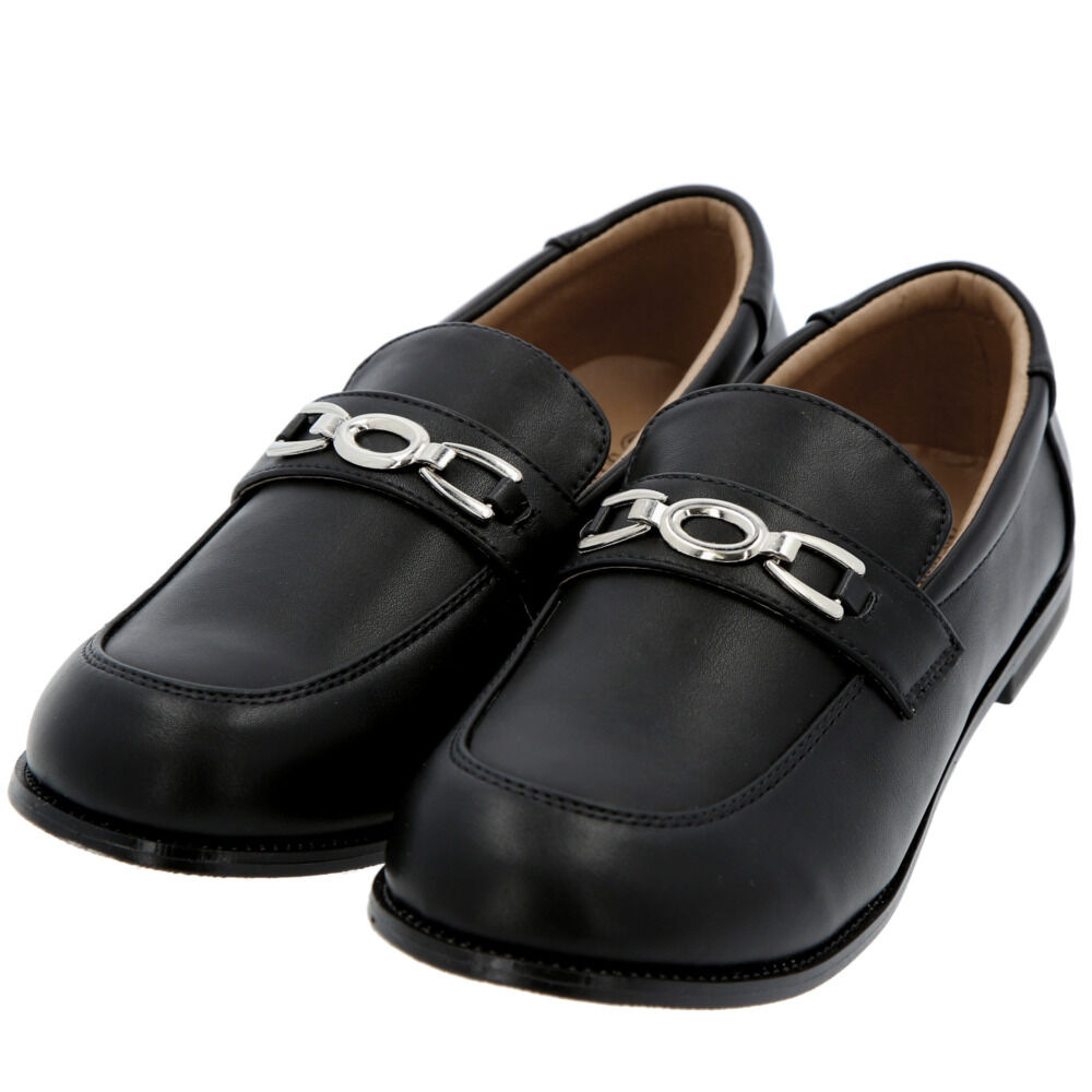 BACKYARD FAMILY「フォーマルシューズ キッズ 通販 男の子 女の子 フォーマル 靴 子供靴 ローファー シューズ」|ローファー|ブラック3
