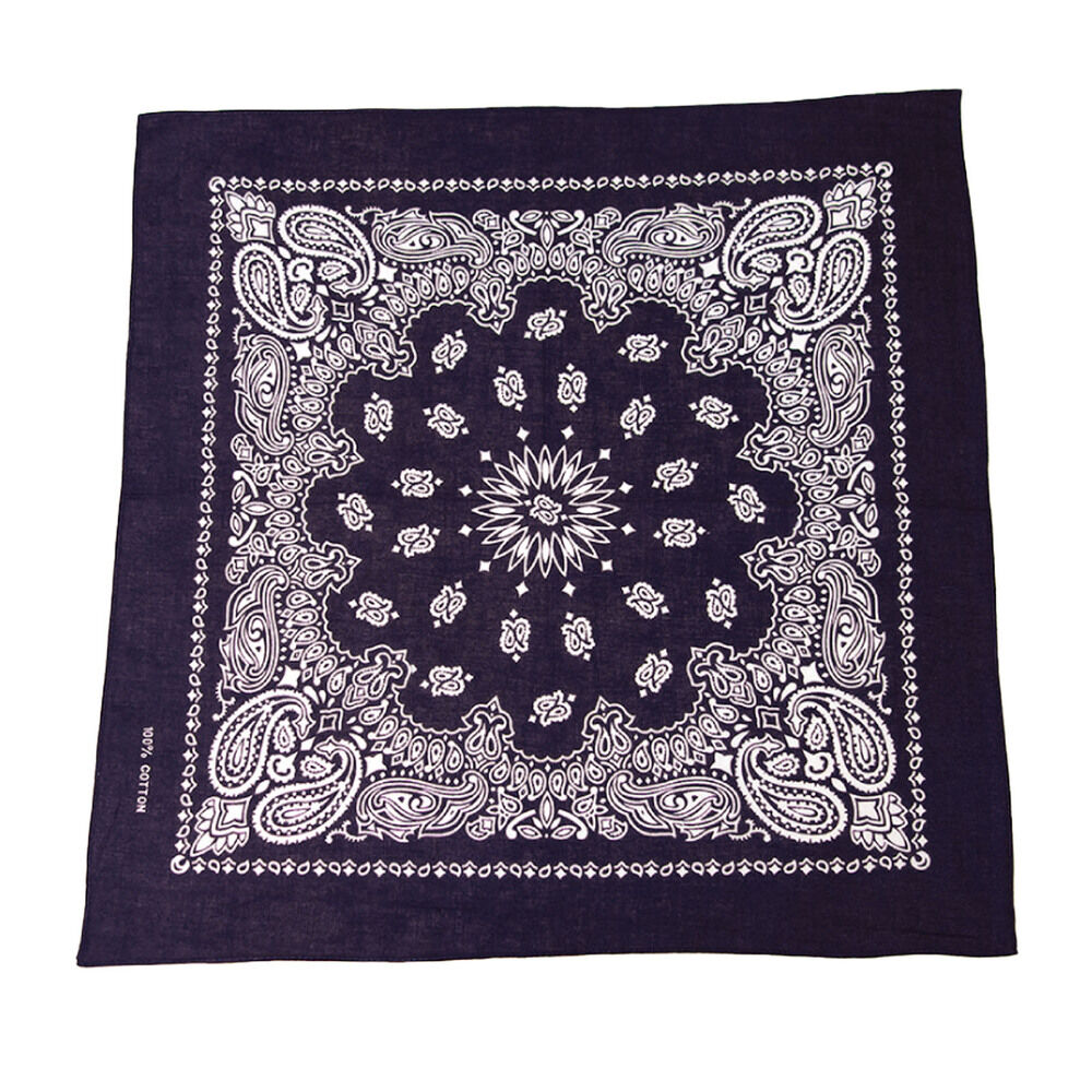 BACKYARD FAMILY「バンダナ 通販 スカーフ 柄 BANDANNA マスク ハンカチ ターバン 帽子 おしゃれ」|マフラー|ブルー1