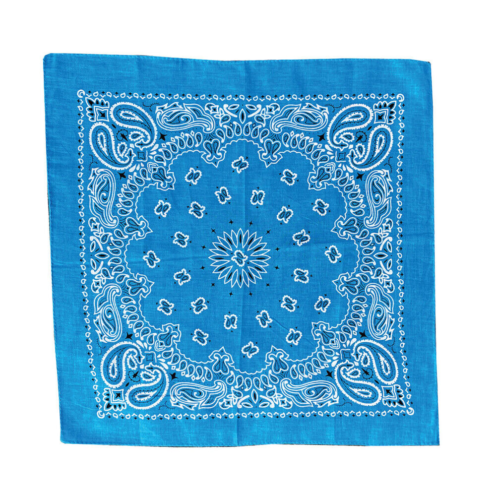 BACKYARD FAMILY「バンダナ 通販 スカーフ 柄 BANDANNA マスク ハンカチ ターバン 帽子 おしゃれ」|マフラー|ブルー5