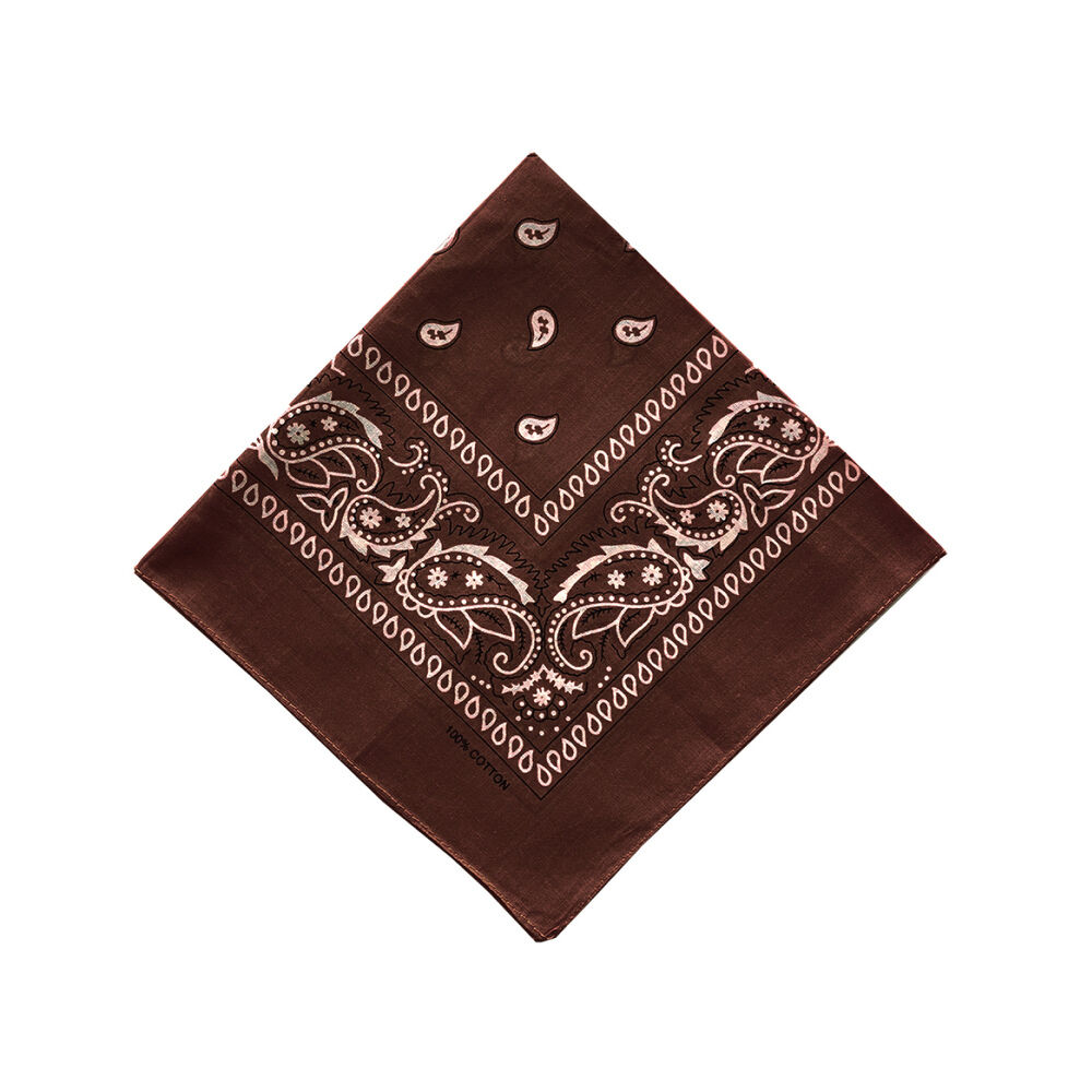 BACKYARD FAMILY「バンダナ 通販 スカーフ 柄 BANDANNA マスク ハンカチ ターバン 帽子 おしゃれ 定番」|マフラー|ブラウン1