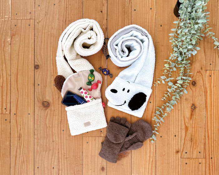 ROOTOTE「ルートート スヌーピー ROOTOTE 8412 通販 マフラー ショルダーバッグ 2way」|ストール|