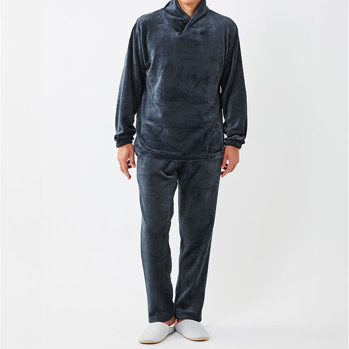 BACKYARD FAMILY「パジャマ 上下セット メンズ 通販 フリースパジャマ ふわふわ 長袖 部屋着 メンズパジャマ 大人」|ルームウェア|