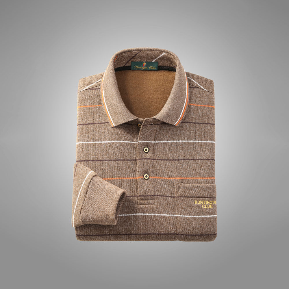 BACKYARD FAMILY「ポロシャツ 長袖 メンズ 通販 シャツ メンズシャツ トップス おしゃれ 長袖シャツ」|その他|ブラウン1