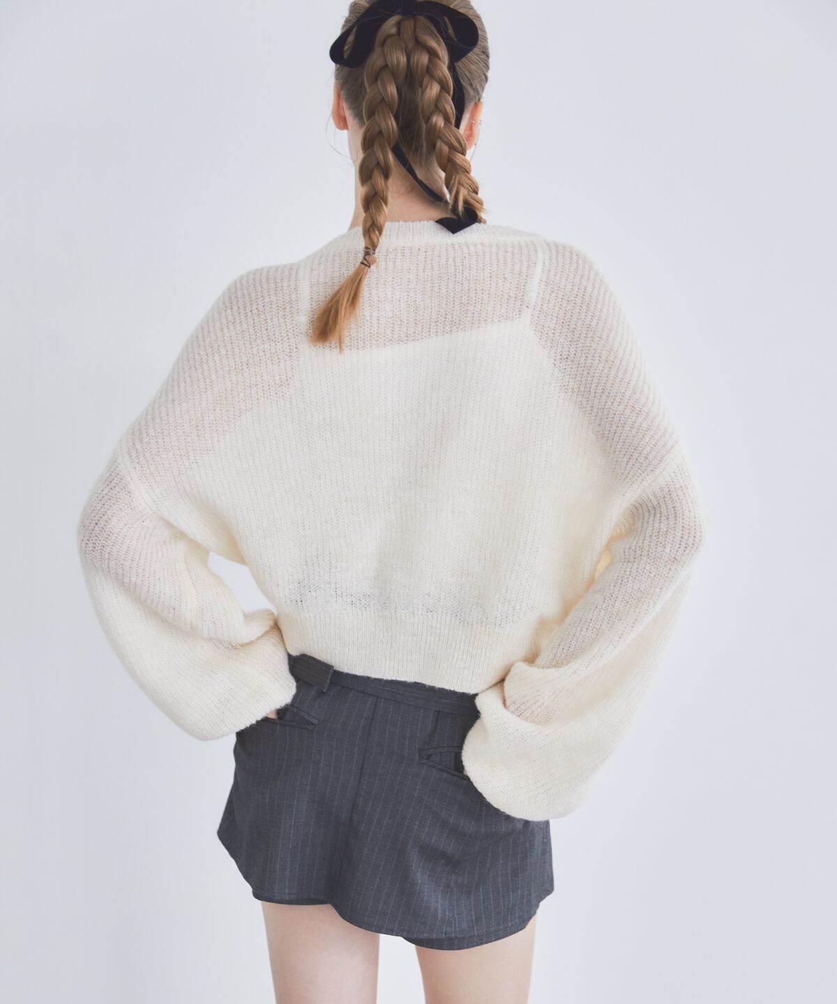 REDYAZEL「レイヤードデザインベルティッドショートパンツ」|キュロット|