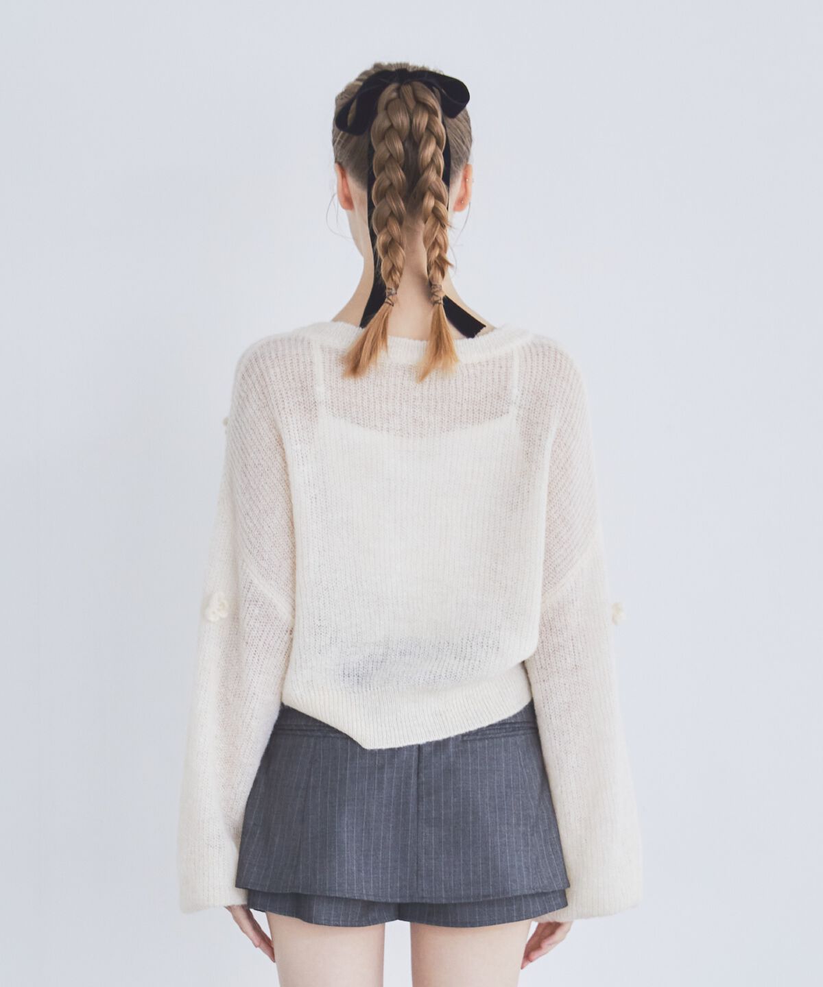 REDYAZEL「クロシェフラワーカーディガン」|カーディガン|