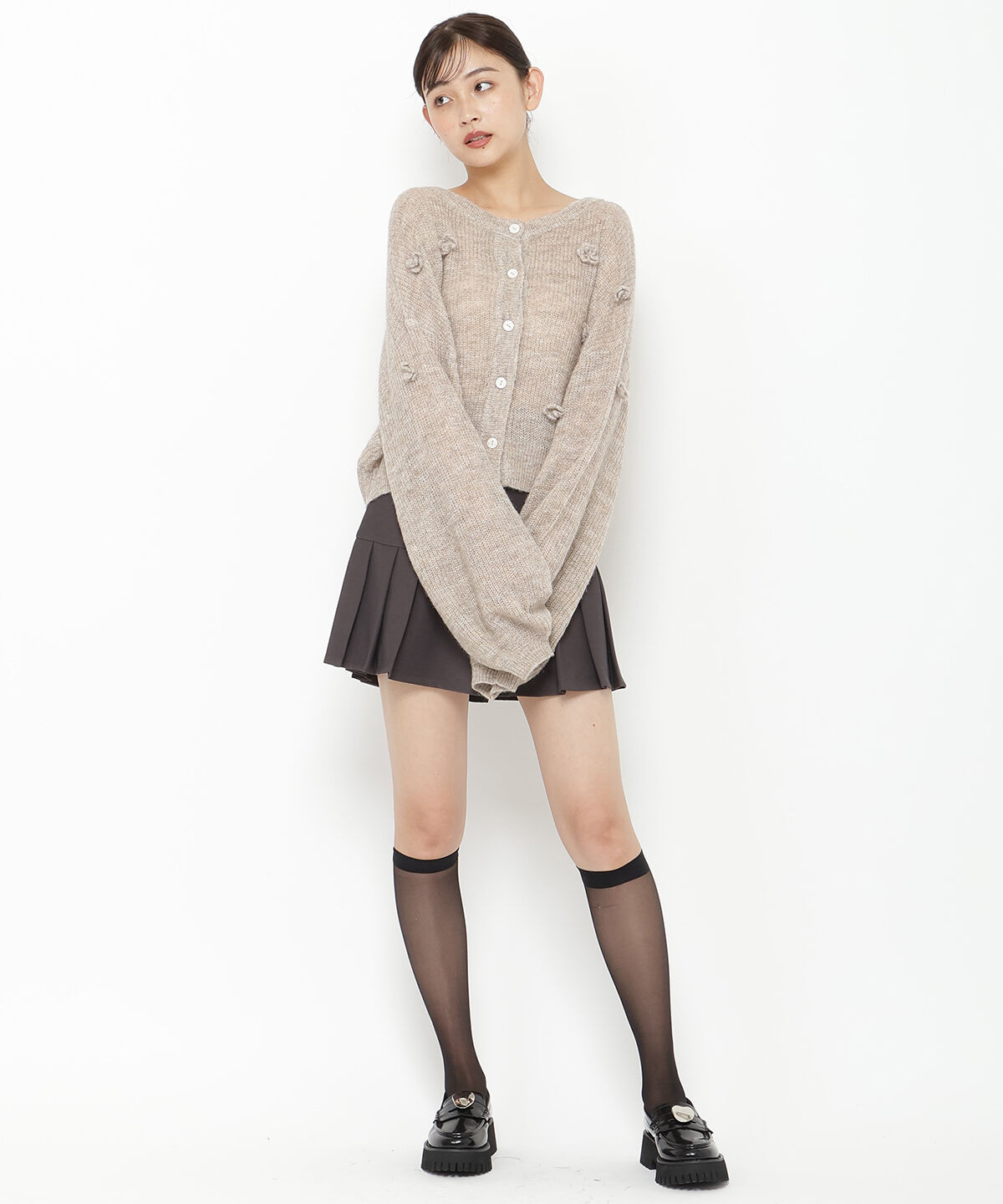 REDYAZEL「クロシェフラワーカーディガン」|カーディガン|