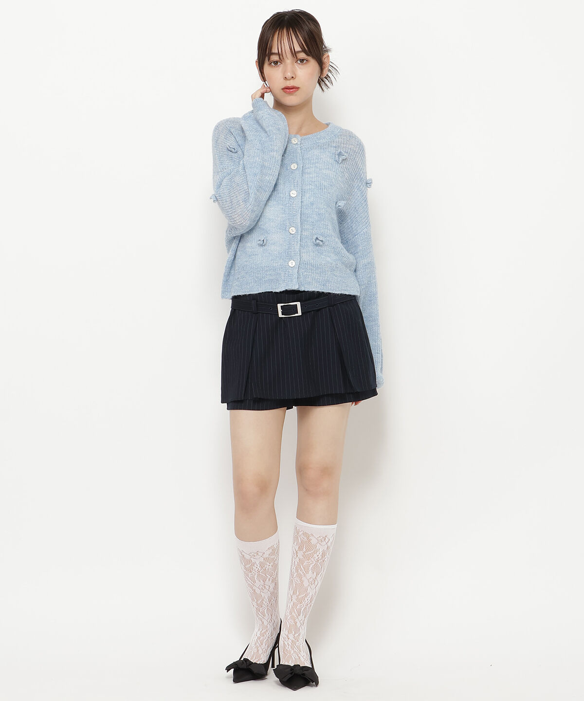 REDYAZEL「クロシェフラワーカーディガン」|カーディガン|