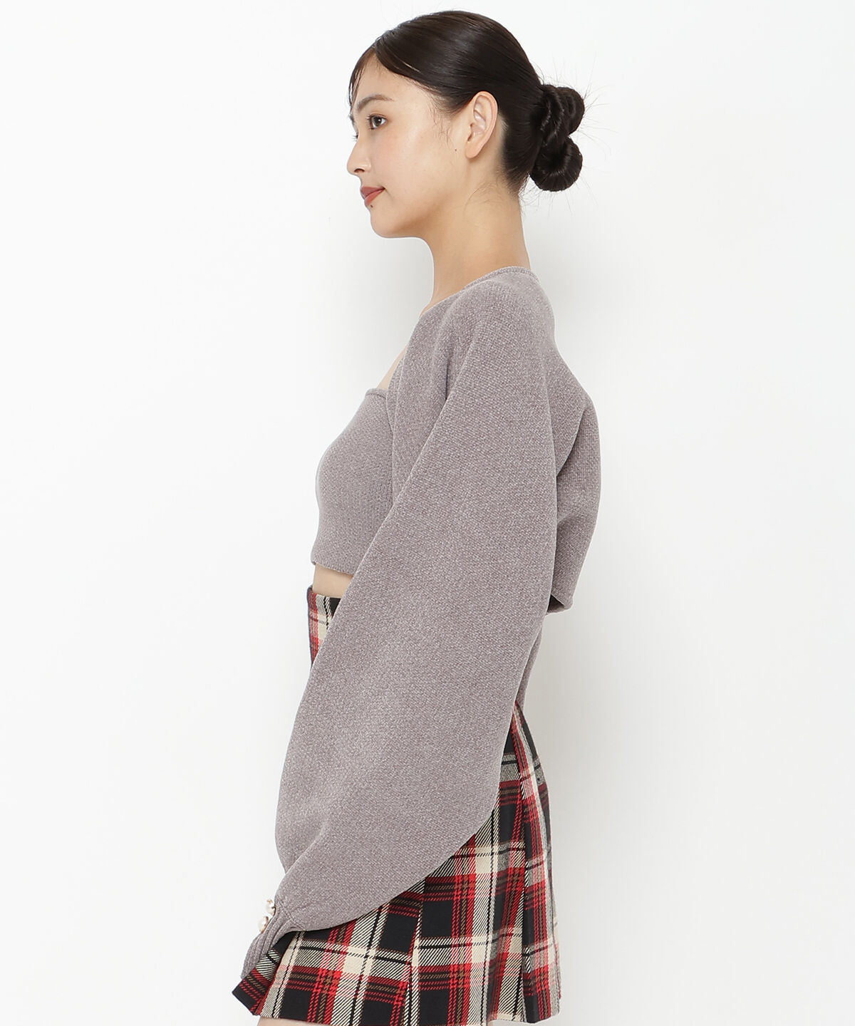 REDYAZEL「モールニットボレロ＆キャミソールセット」|ニット・セーター|