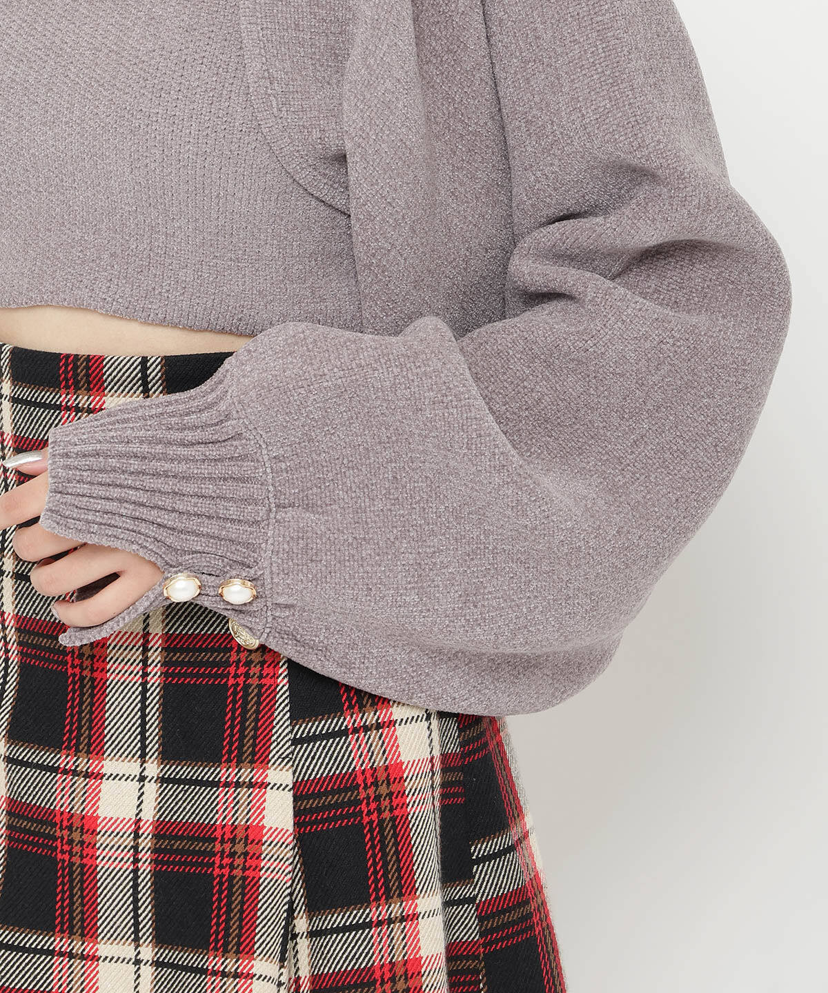 REDYAZEL「モールニットボレロ＆キャミソールセット」|ニット・セーター|