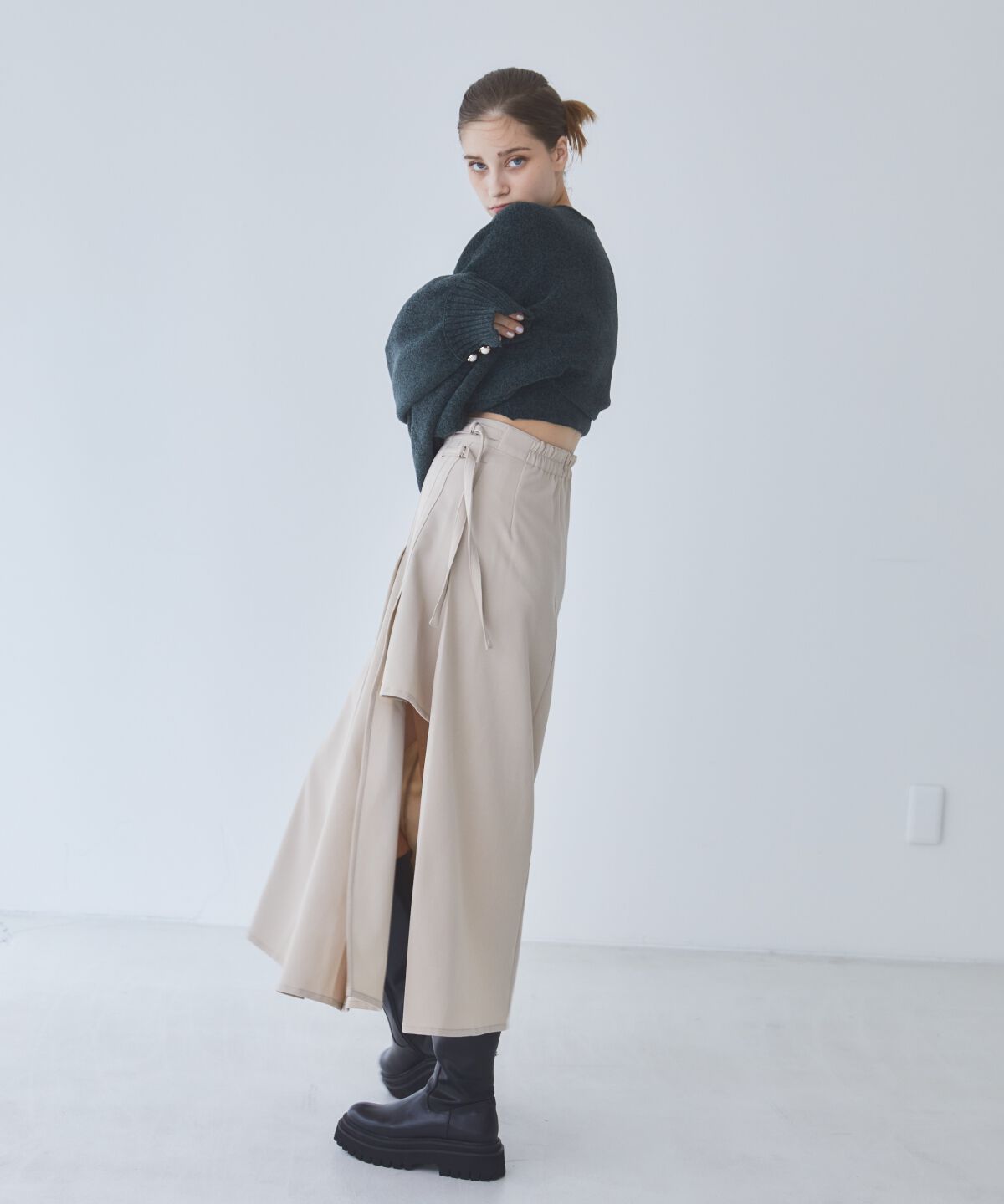 REDYAZEL「モールニットボレロ＆キャミソールセット」|ニット・セーター|