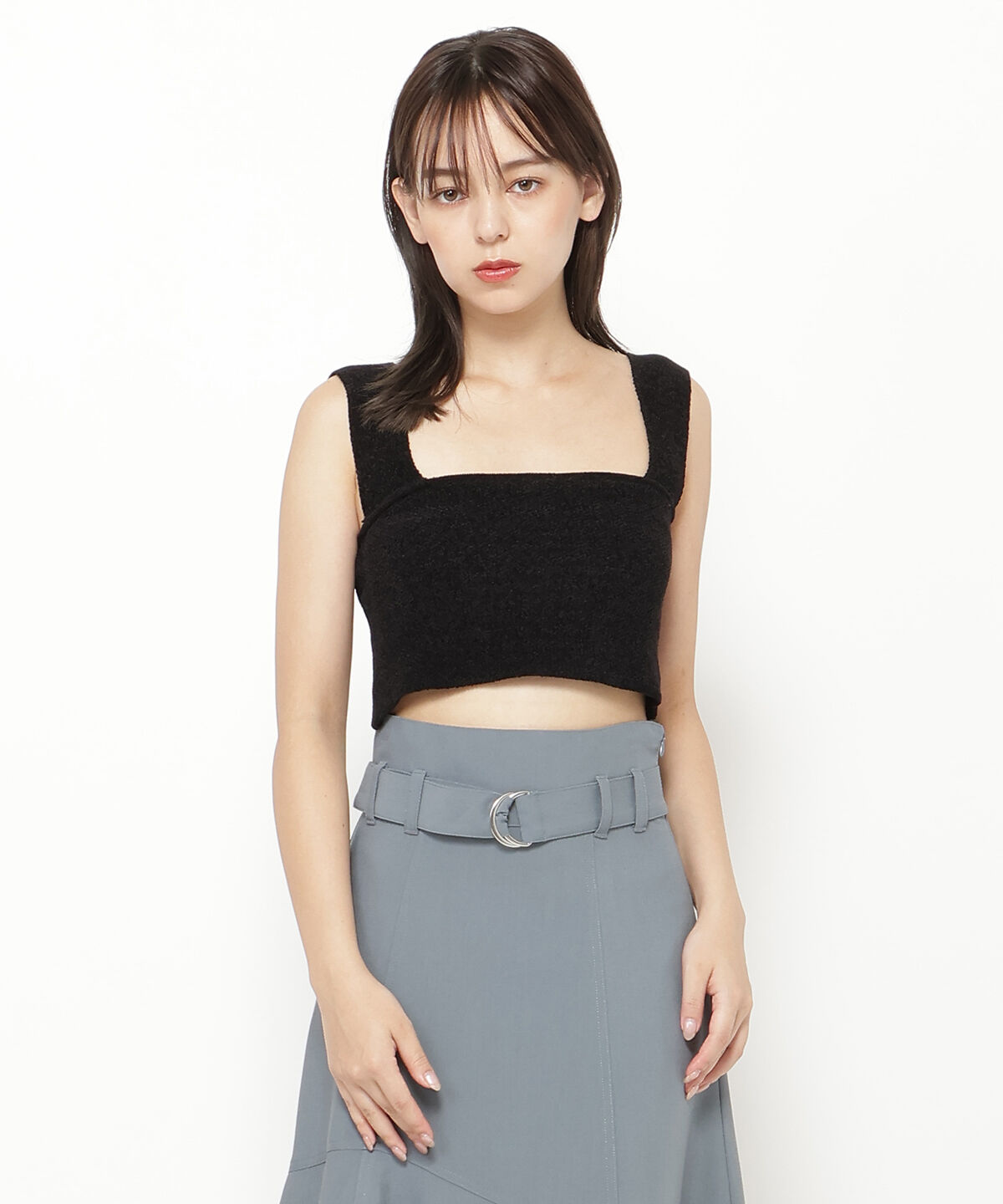 REDYAZEL「モールニットボレロ＆キャミソールセット」|ニット・セーター|