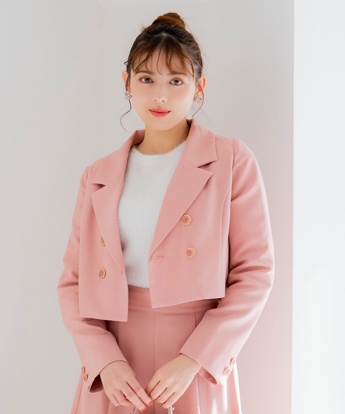 WILLSELECTION「ダブルボタンショートジャケット」|テーラードジャケット|