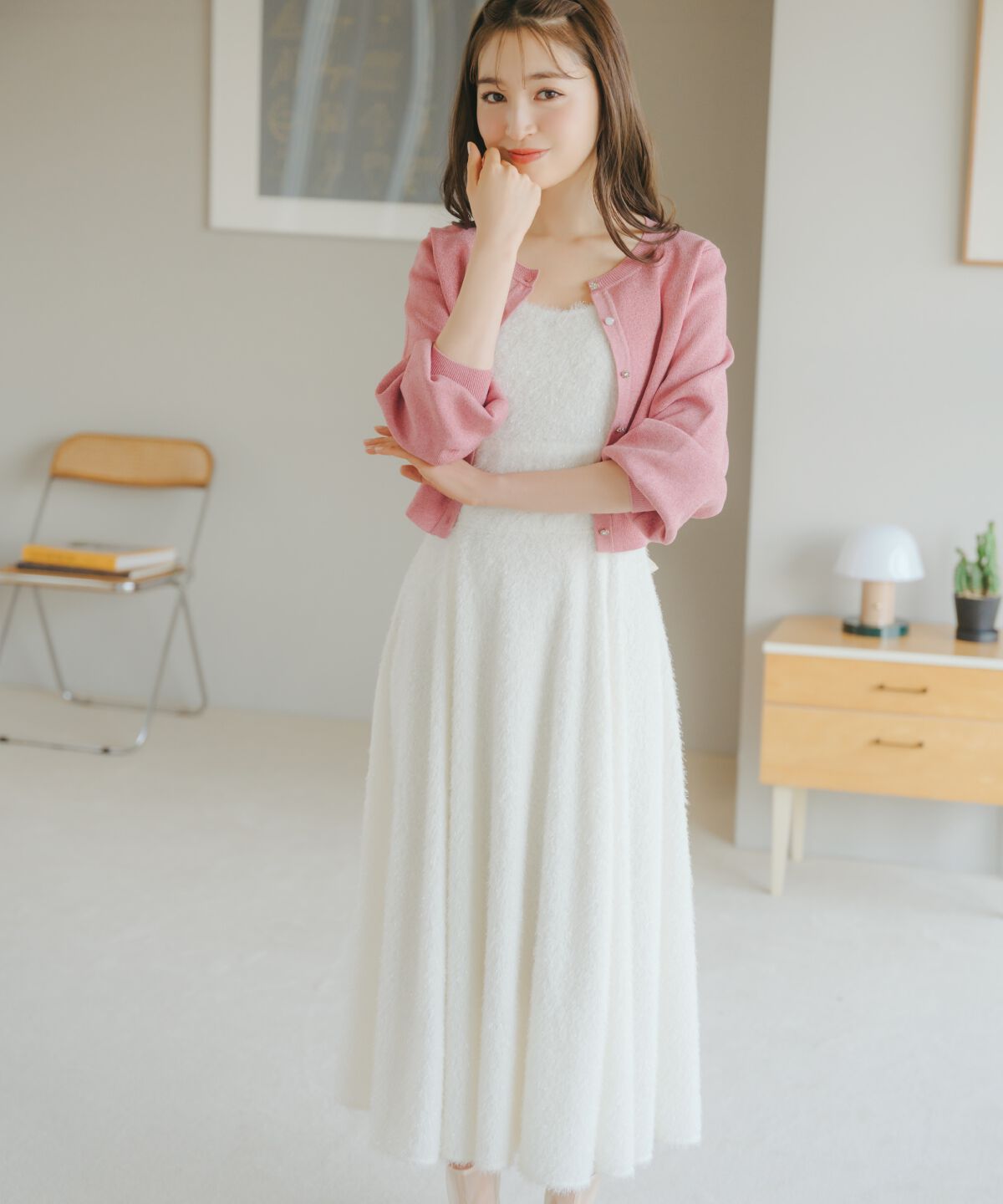 WILLSELECTION「フリンジキャミワンピース」|ワンピース|