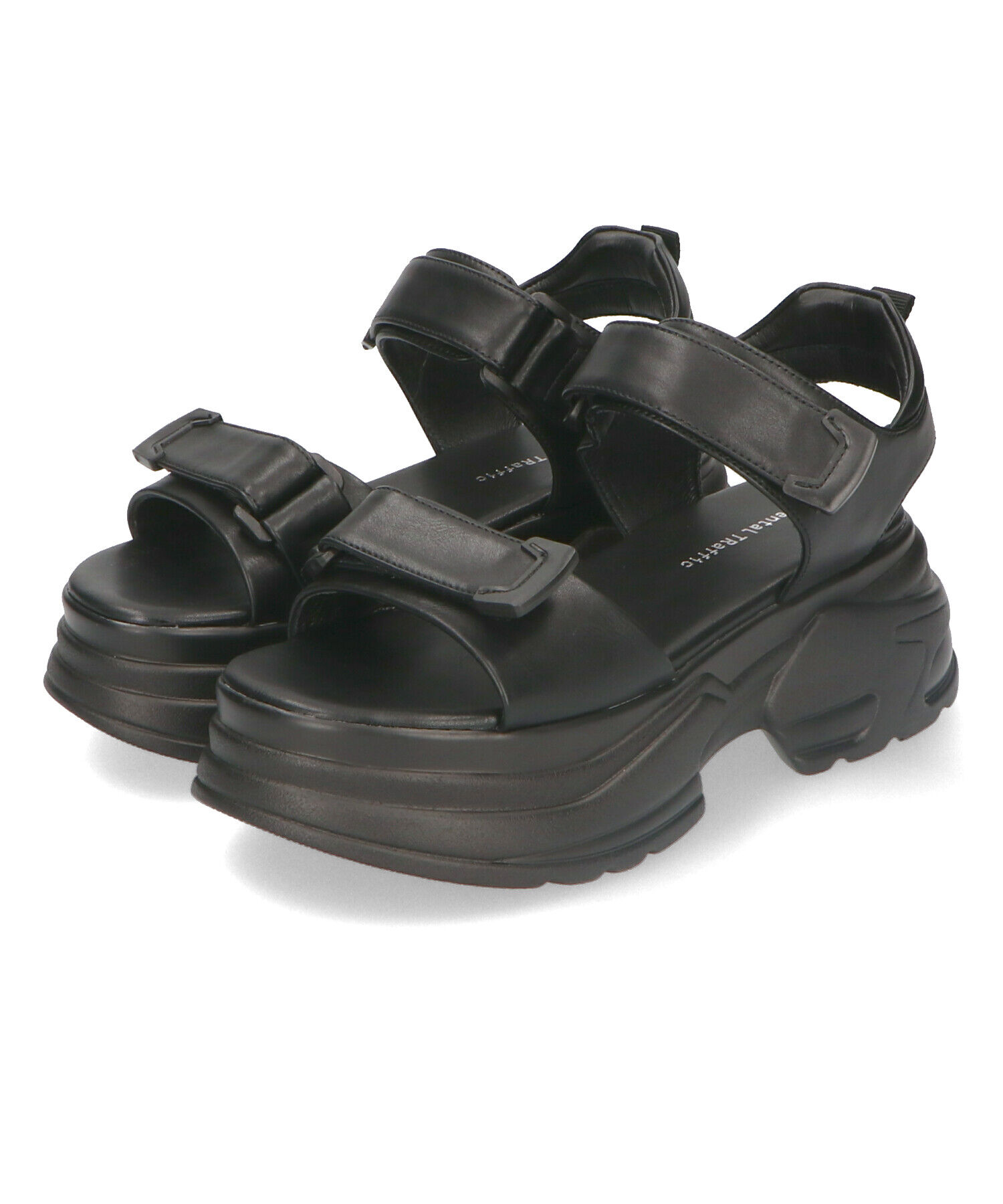 ORiental TRaffic「【アウトレット価格】厚底スニーカーソールサンダル/41205 サンダル 履きやすい スポサン 人気」|サンダル|