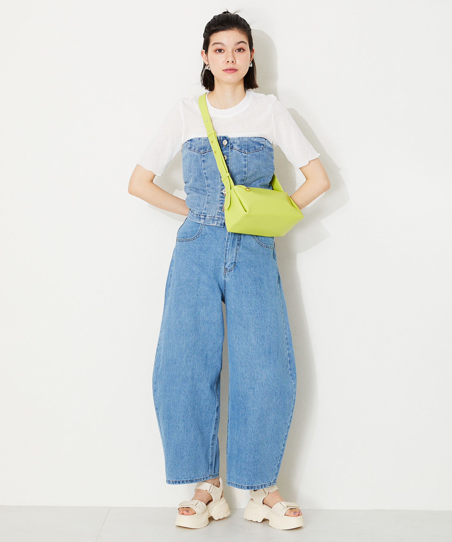 ORiental TRaffic「【アウトレット価格】厚底スニーカーソールサンダル/41205 サンダル 履きやすい スポサン 人気」|サンダル|