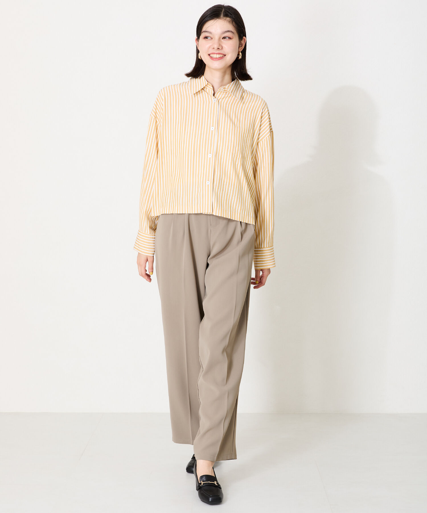 ORiental TRaffic「【跳べるパンプス/シリーズ累計１５０万足突破 】ビット ヒールローファー /R-3214 厚手クッション」|パンプス|