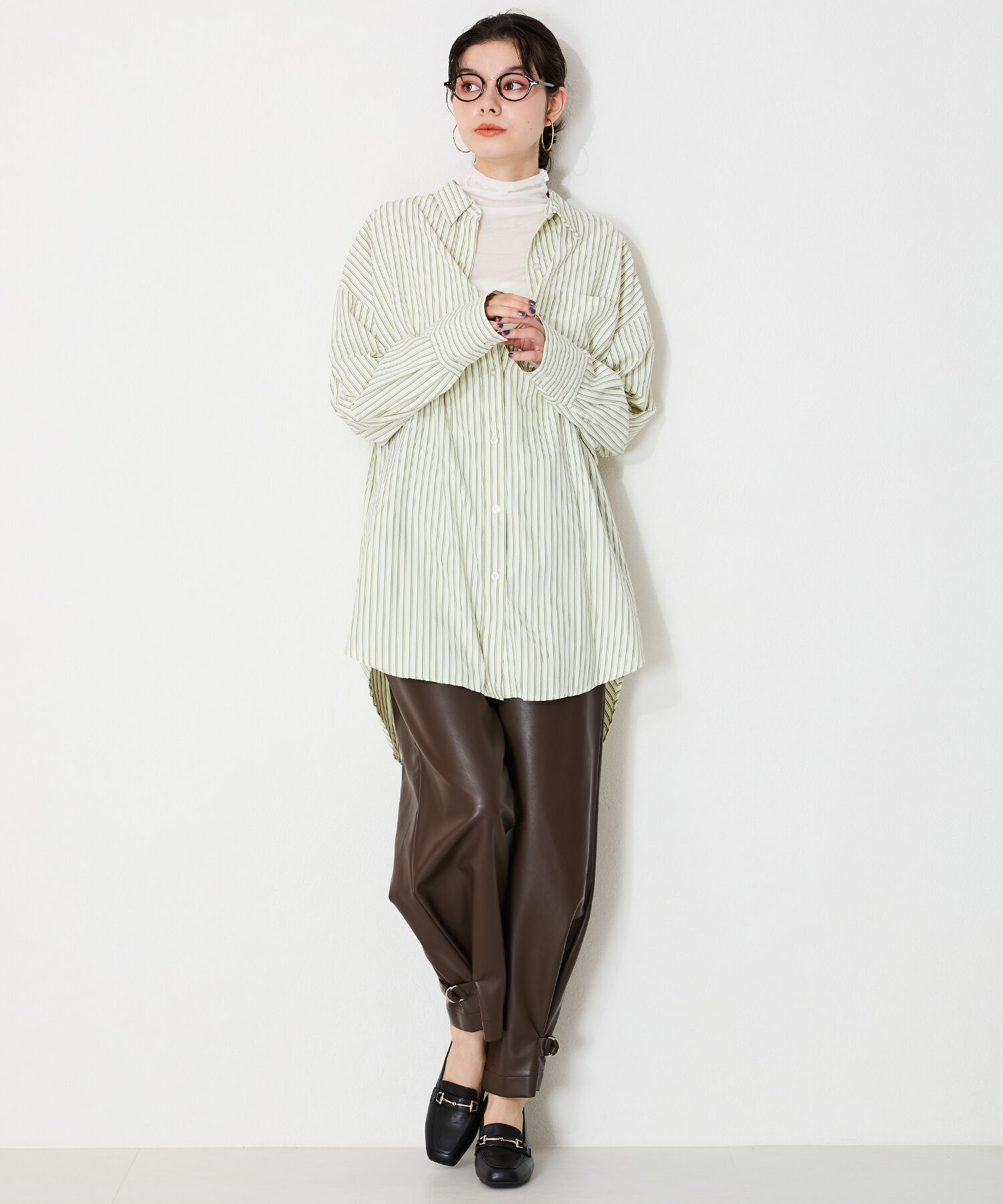 ORiental TRaffic「【跳べるパンプス/シリーズ累計１５０万足突破 】ビット ヒールローファー /R-3214 厚手クッション」|パンプス|