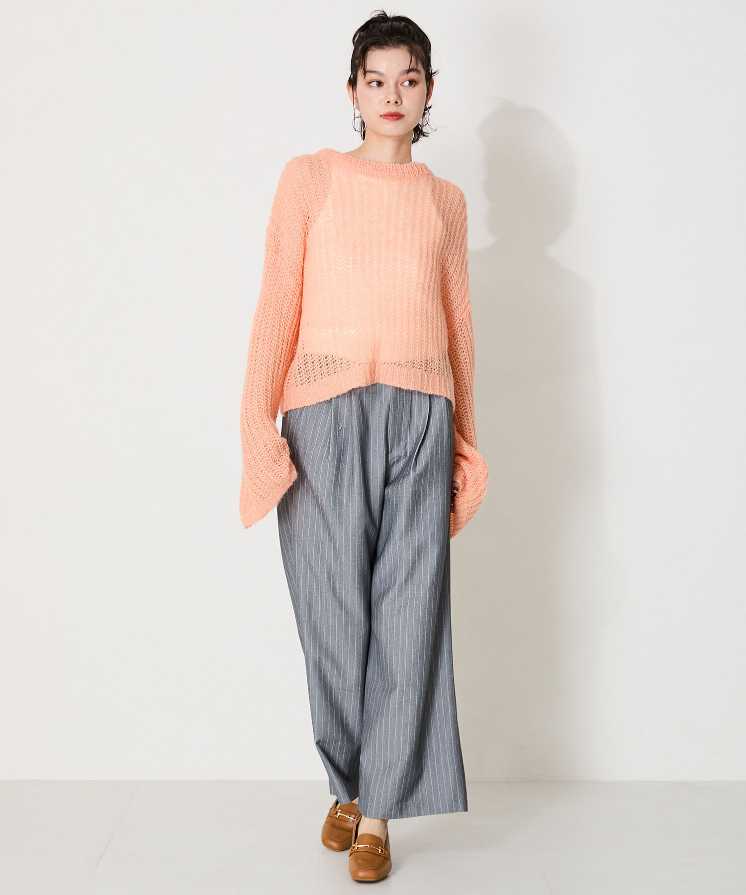 ORiental TRaffic「【跳べるパンプス/シリーズ累計１５０万足突破 】ビット ヒールローファー /R-3214 厚手クッション」|パンプス|