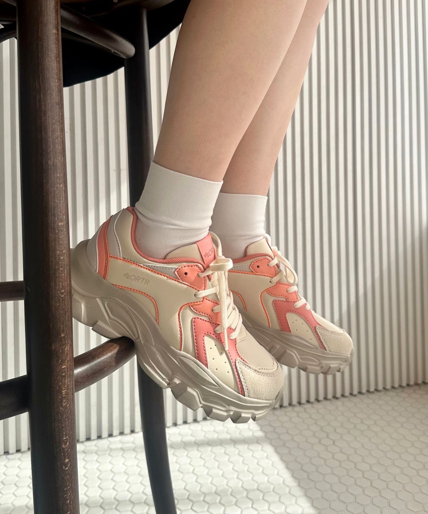 ORiental TRaffic「配色パーツ厚底スニーカー/OT3733」|スニーカー|