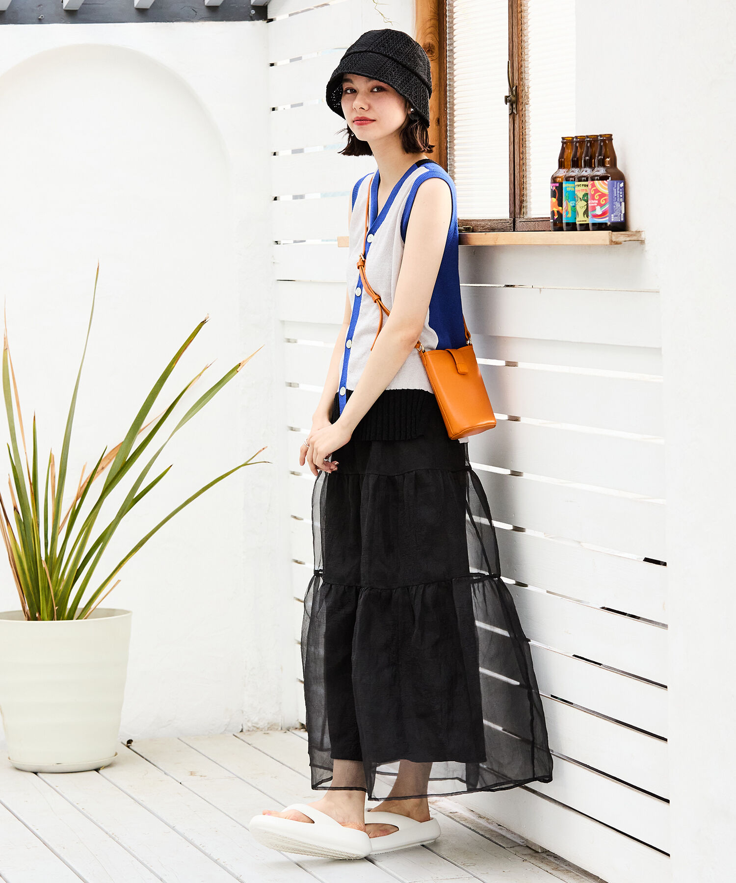 ORiental TRaffic「【BAG】フラップ付きショルダーポーチ/BA-231 ポーチ バッグ　普段使い お出掛け 旅行 カジュアル」|ショルダー・メッセンジャー|