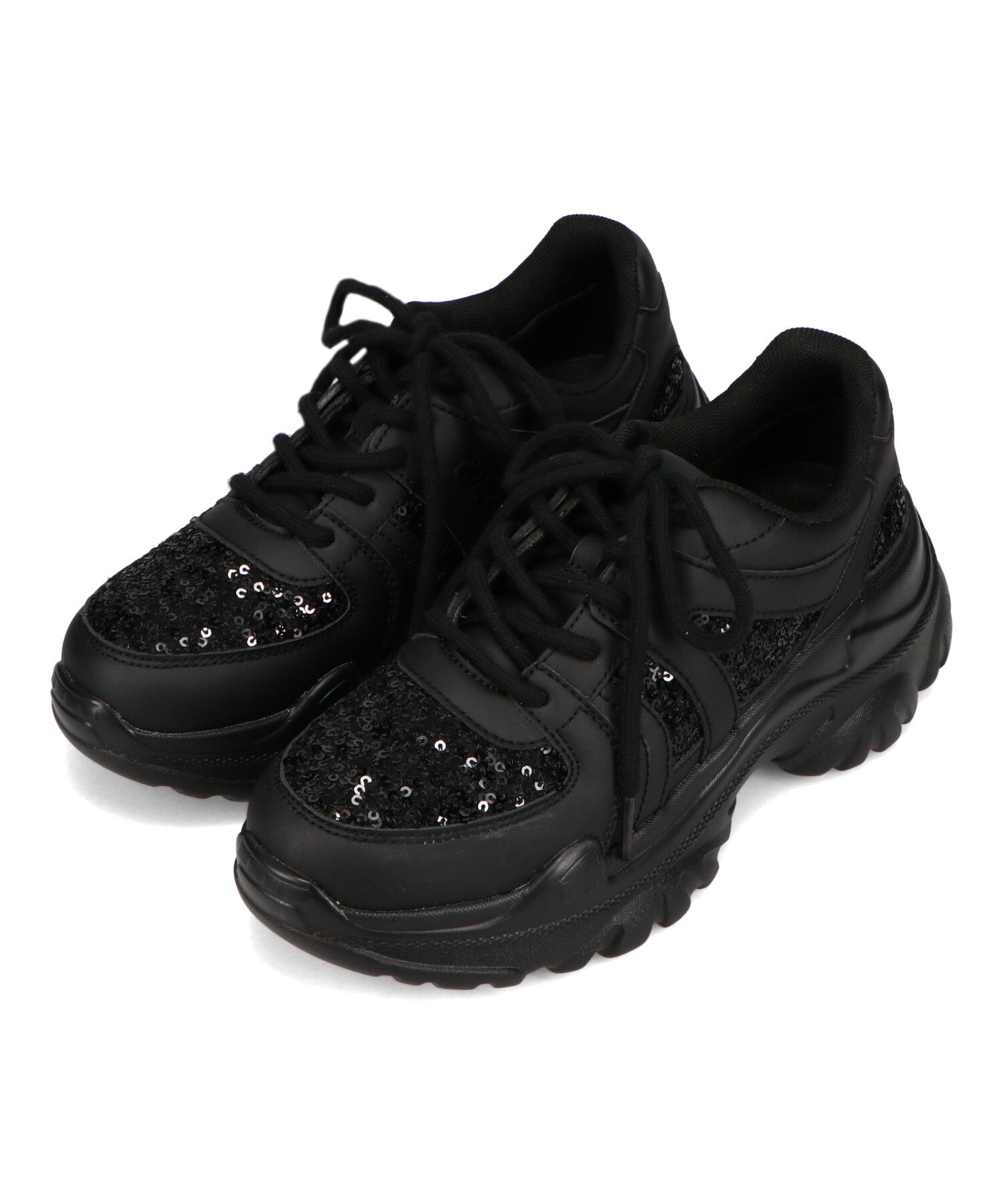 ORiental TRaffic「スパンコール 厚底 スニーカー /OT3752 クッション」|スニーカー|