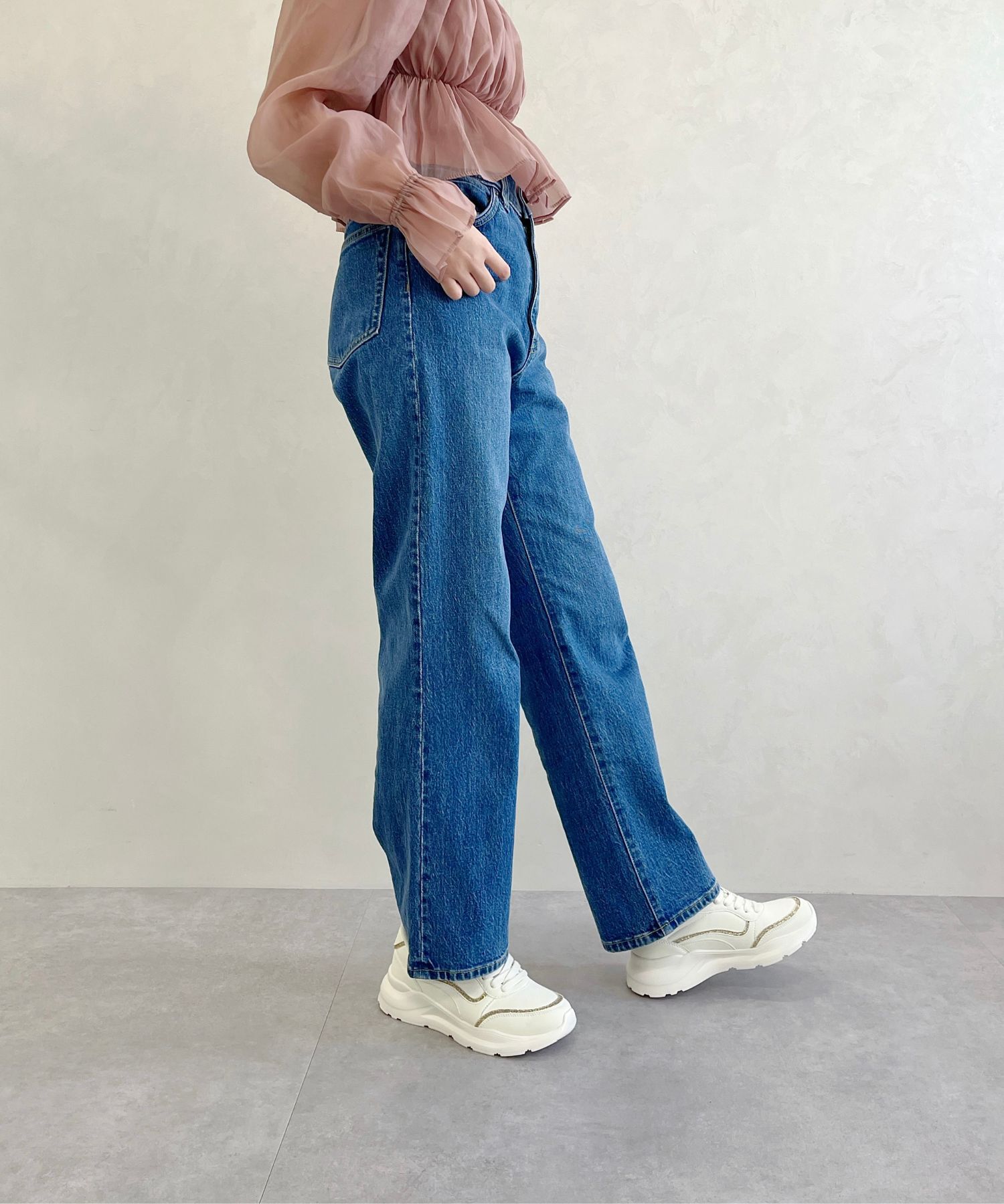 ORiental TRaffic「●2025春夏新作●グリッターラインスニーカー/OT3762 スニーカー トレンド 人気 売れてる」|スニーカー|