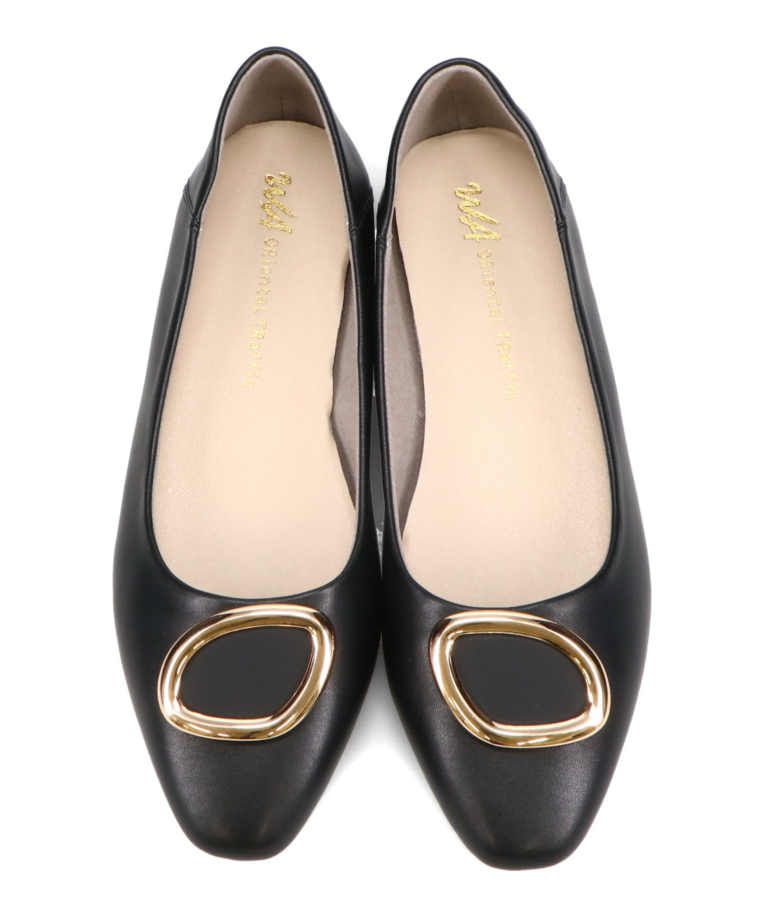 WA Oriental TRaffic「●2025秋冬新作●ゴールドモチーフフラットパンプス/52309」|パンプス|