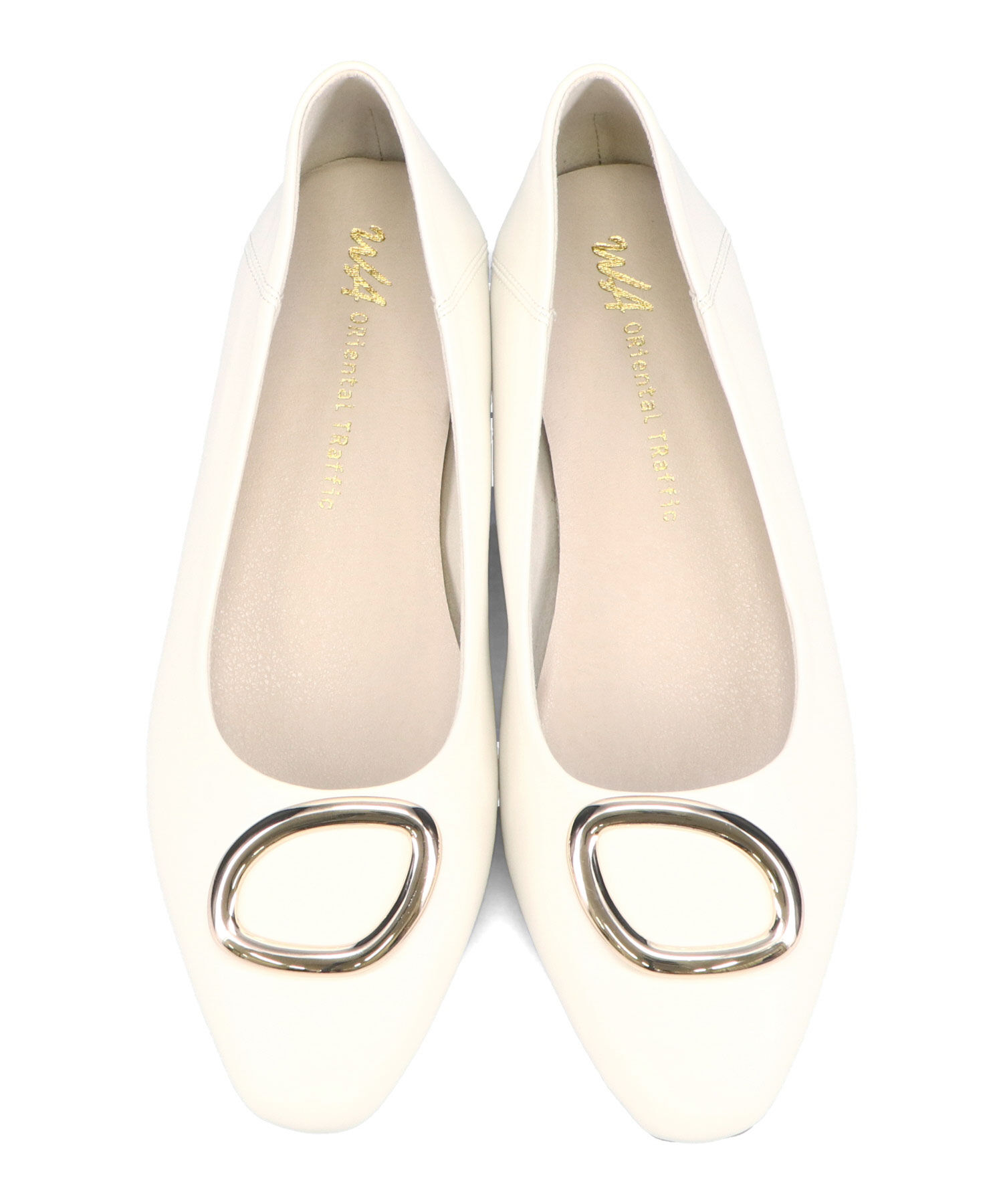 WA Oriental TRaffic「●2025秋冬新作●ゴールドモチーフフラットパンプス/52309」|パンプス|