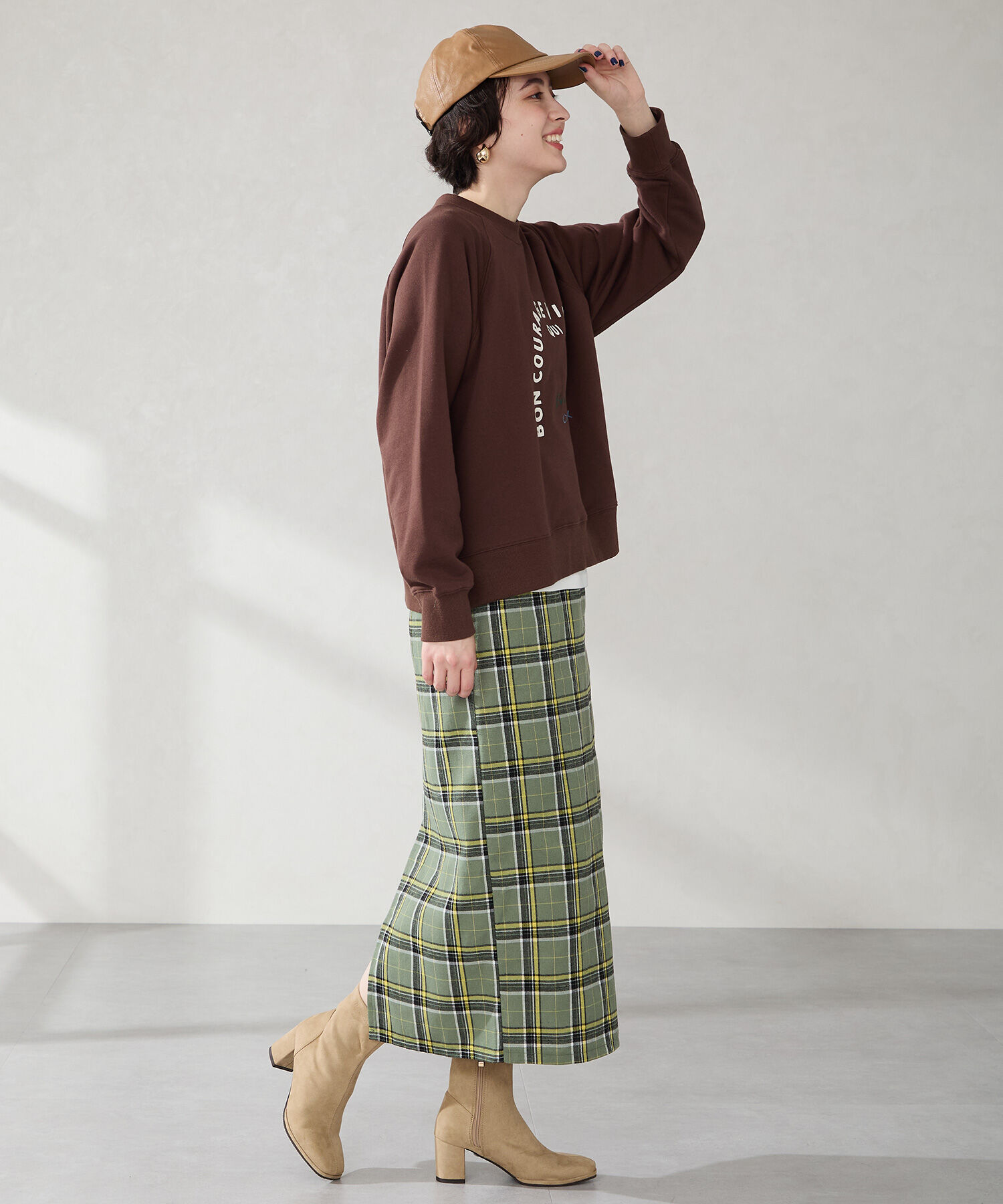 ORiental TRaffic「●2025秋冬新作●スエードストレッチヒールブーツ/51420」|ショートブーツ|