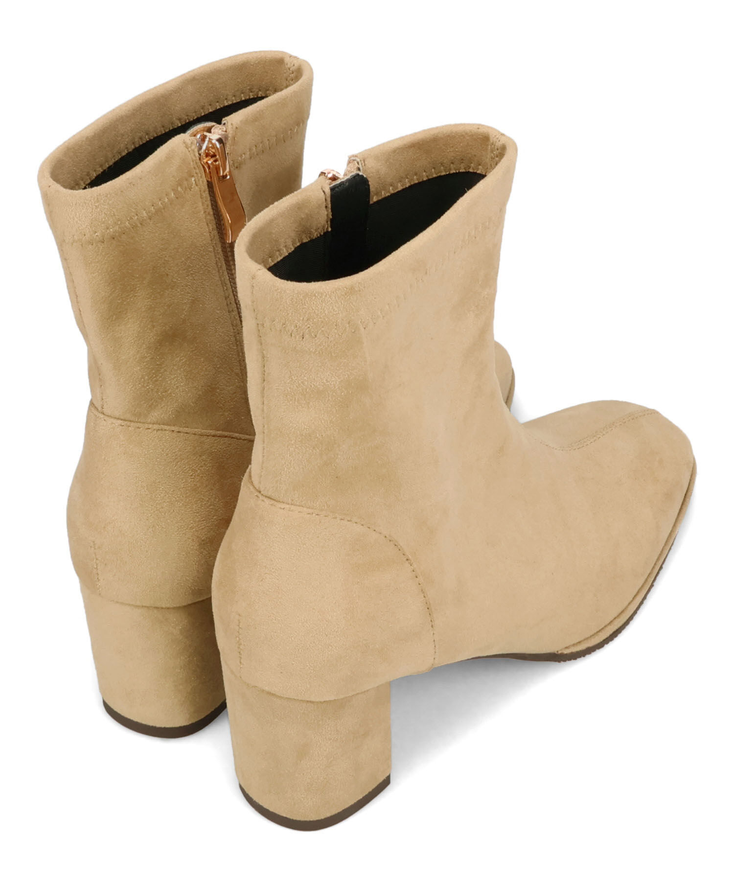 ORiental TRaffic「●2025秋冬新作●スエードストレッチヒールブーツ/51420」|ショートブーツ|