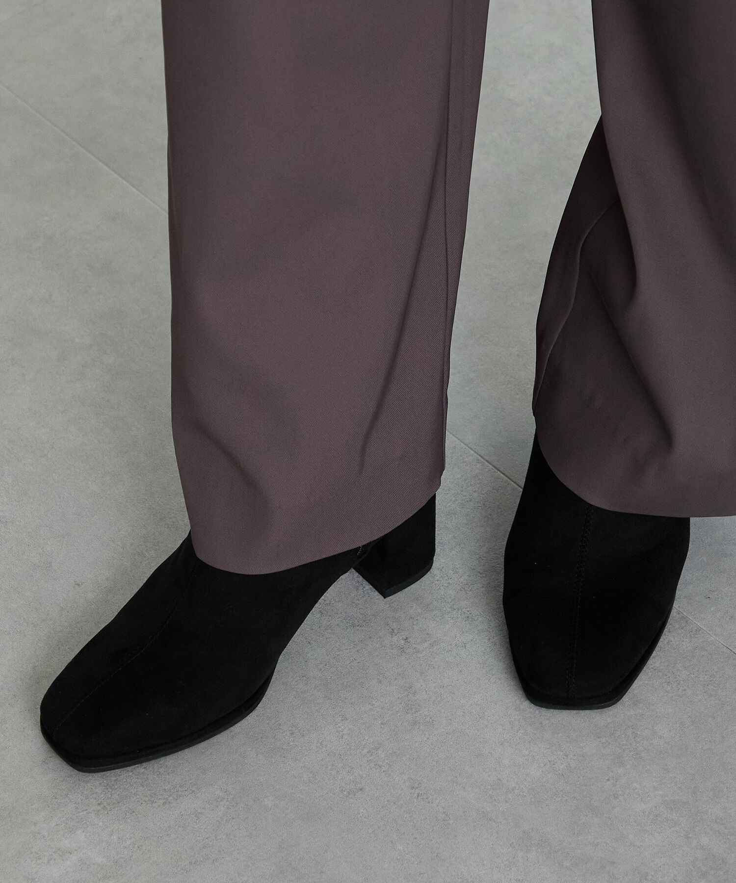 ORiental TRaffic「●2025秋冬新作●スエードストレッチヒールブーツ/51420」|ショートブーツ|