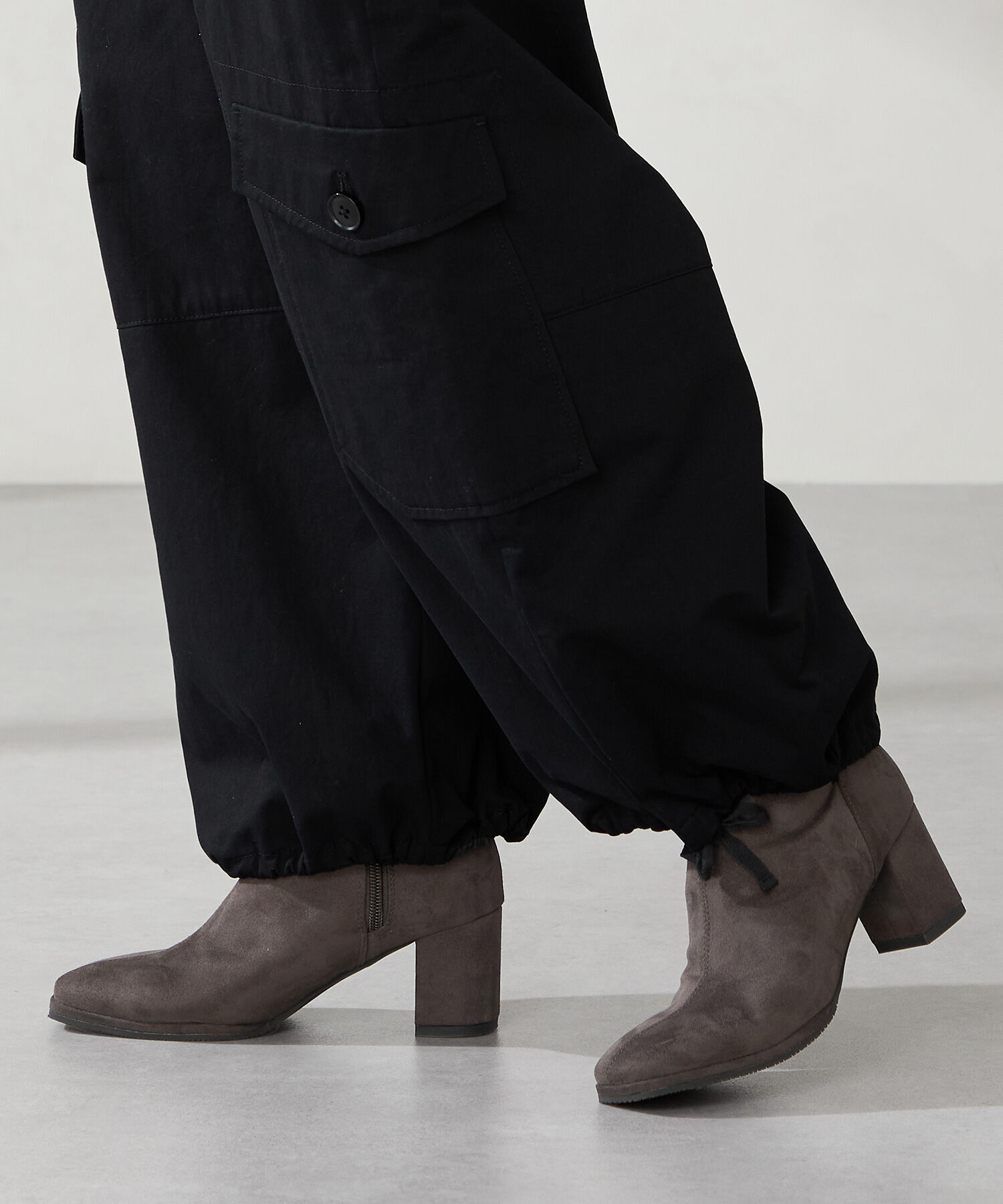 ORiental TRaffic「●2025秋冬新作●スエードストレッチヒールブーツ/51420」|ショートブーツ|