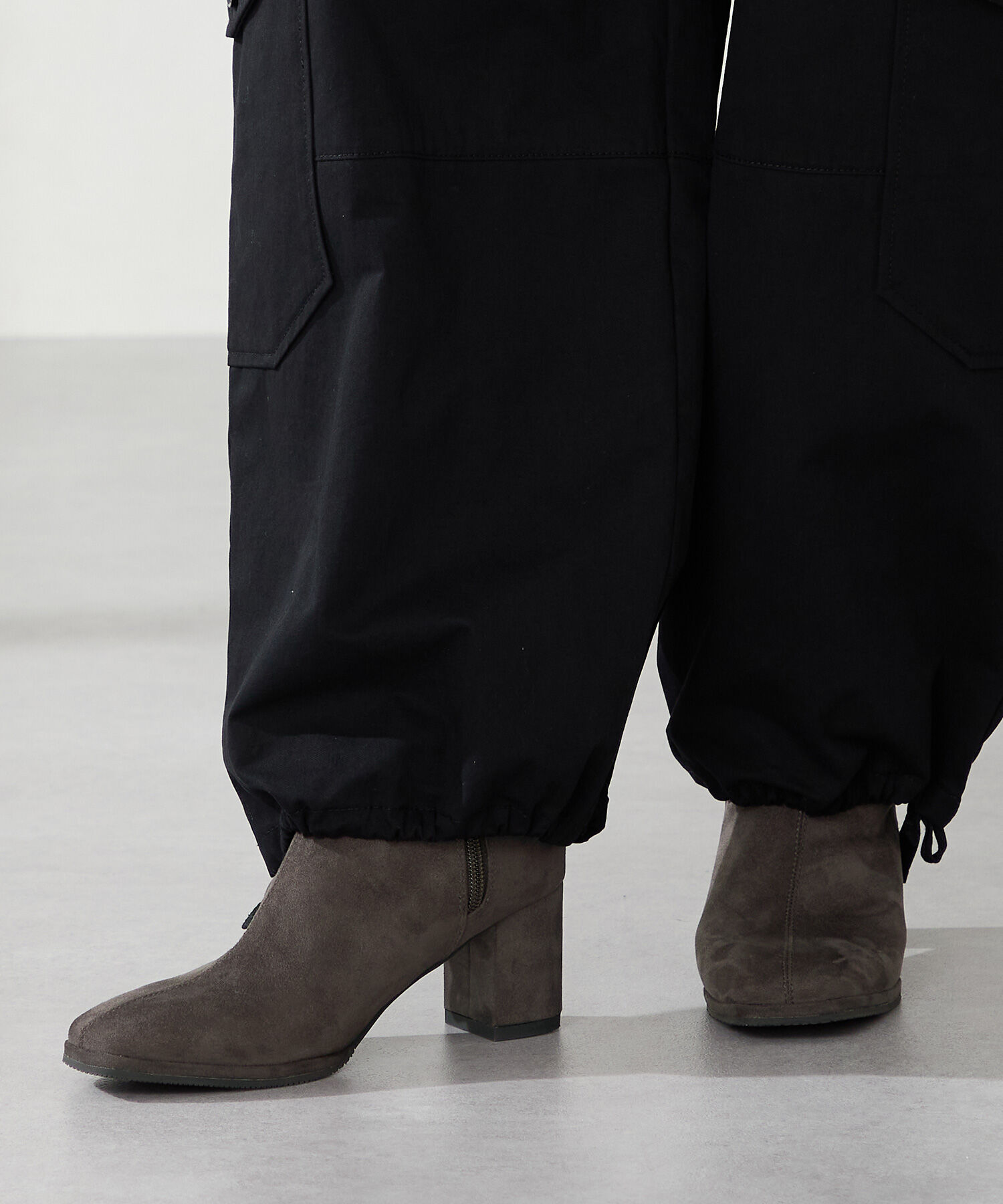 ORiental TRaffic「●2025秋冬新作●スエードストレッチヒールブーツ/51420」|ショートブーツ|