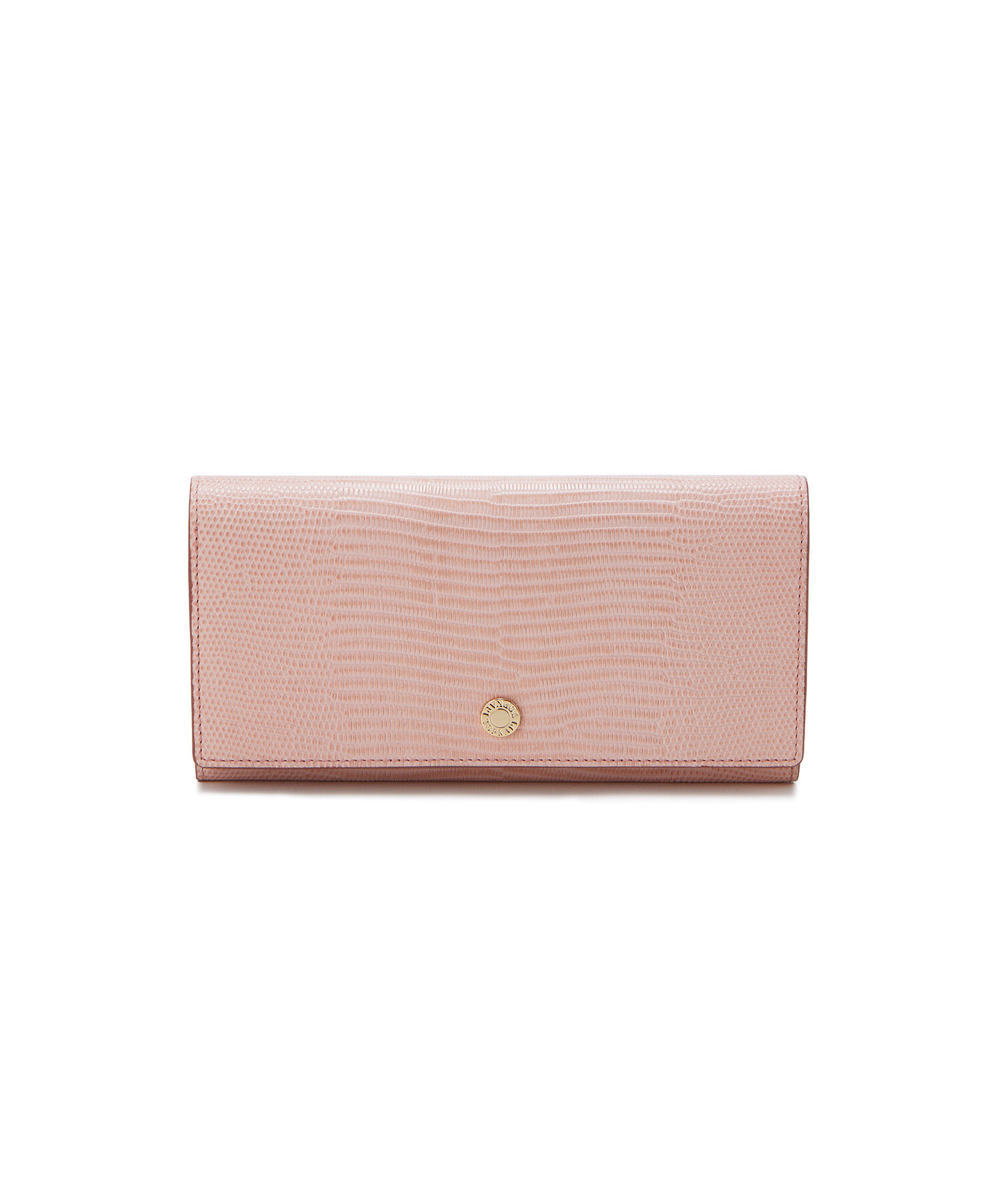 TOPKAPI 「【TOPKAPI】 イタリアンレザー リザード型押し 長財布 LUCIA ルチア」|財布|ピンクグレー